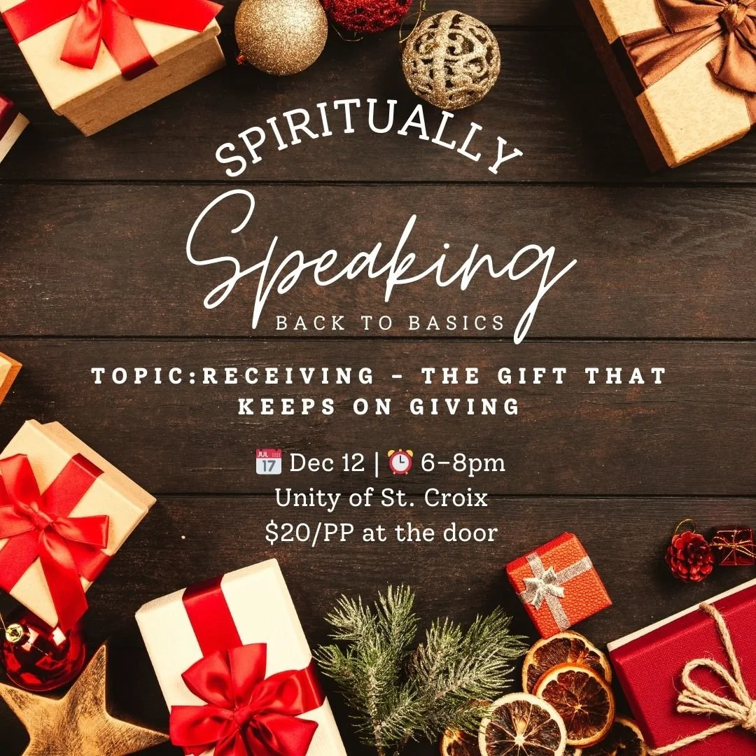 This month&rsquo;s theme: Receiving &mdash; The Gift That Keeps on Giving 🎁
Discover how opening to receive shifts your energy and invites the gifts you&rsquo;ve been waiting for.

🌟 Come share in the conversation, connection, and flow. Come as you