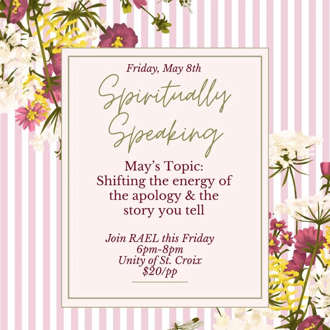 ✨ Spiritually Speaking: Back to Basics ✨ Shifting the Energy of the Apology

This month we&rsquo;re exploring the habit of apologizing for everything &mdash; even when nothing&rsquo;s actually wrong. Together, we&rsquo;ll learn how to shift that ener