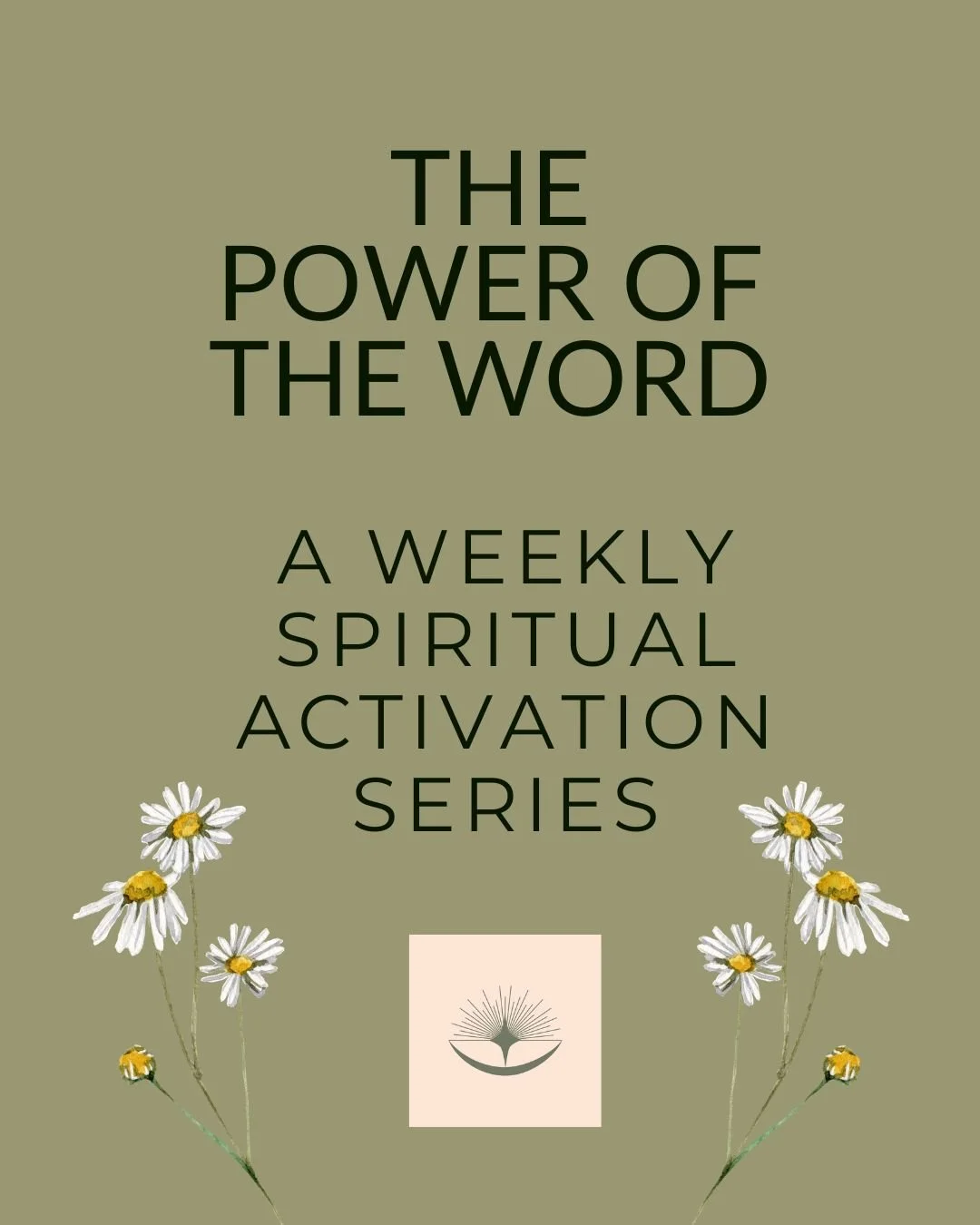 A new weekly ritual is opening.
The Power of the Word is a space for clarity, remembrance, and spiritual empowerment &mdash; a moment each week to return to yourself.

Every word is a frequency.
A doorway.
A gentle activation meant to guide you back 