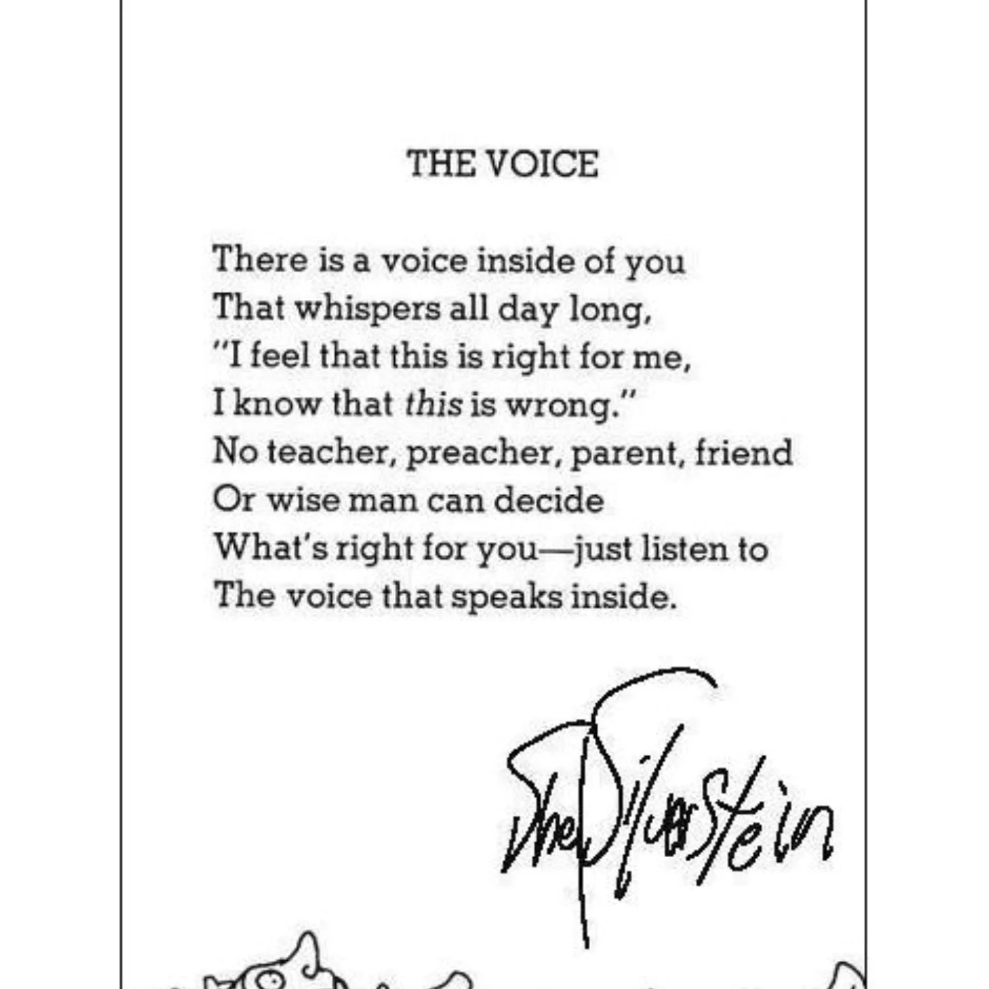 Never doubt your intuition! It will never steer you wrong!
#intuition 
#thevoice 
#shelsilverstein 
#trust