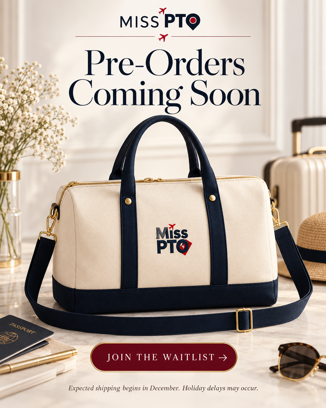 Travel Bag coming soon!