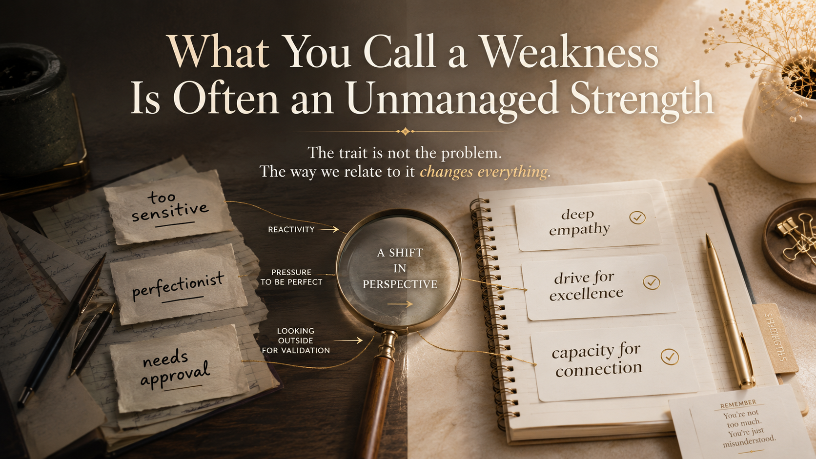 𝐖𝐡𝐚𝐭 𝐘𝐨𝐮 𝐂𝐚𝐥𝐥 𝐚 𝐖𝐞𝐚𝐤𝐧𝐞𝐬𝐬 𝐈𝐬 𝐎𝐟𝐭𝐞𝐧 𝐚𝐧 𝐔𝐧𝐦𝐚𝐧𝐚𝐠𝐞𝐝 𝐒𝐭𝐫𝐞𝐧𝐠𝐭𝐡