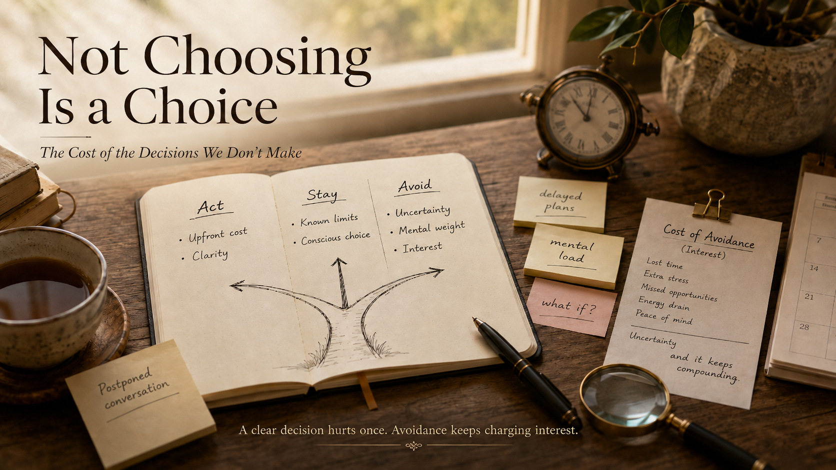 Not Choosing Is  a Choice