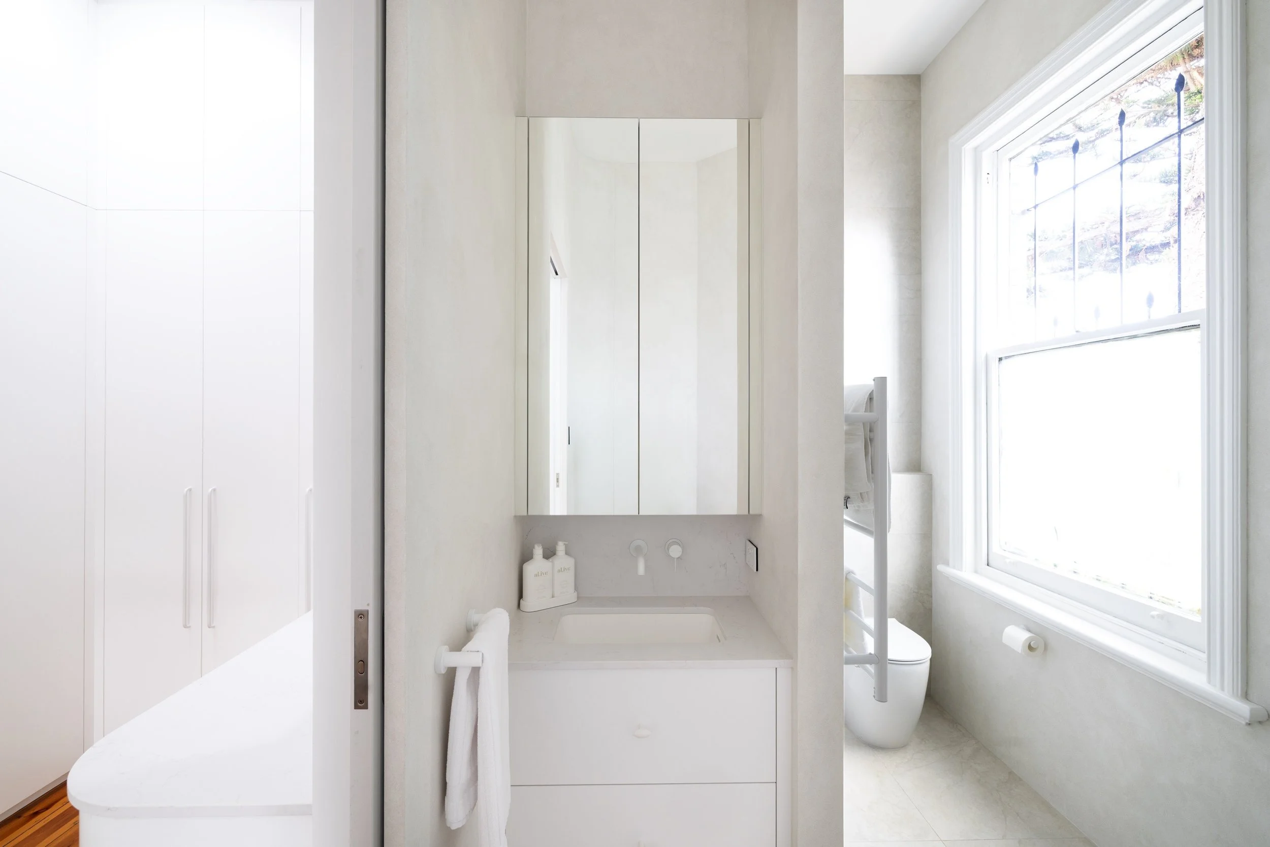 White bathroom 