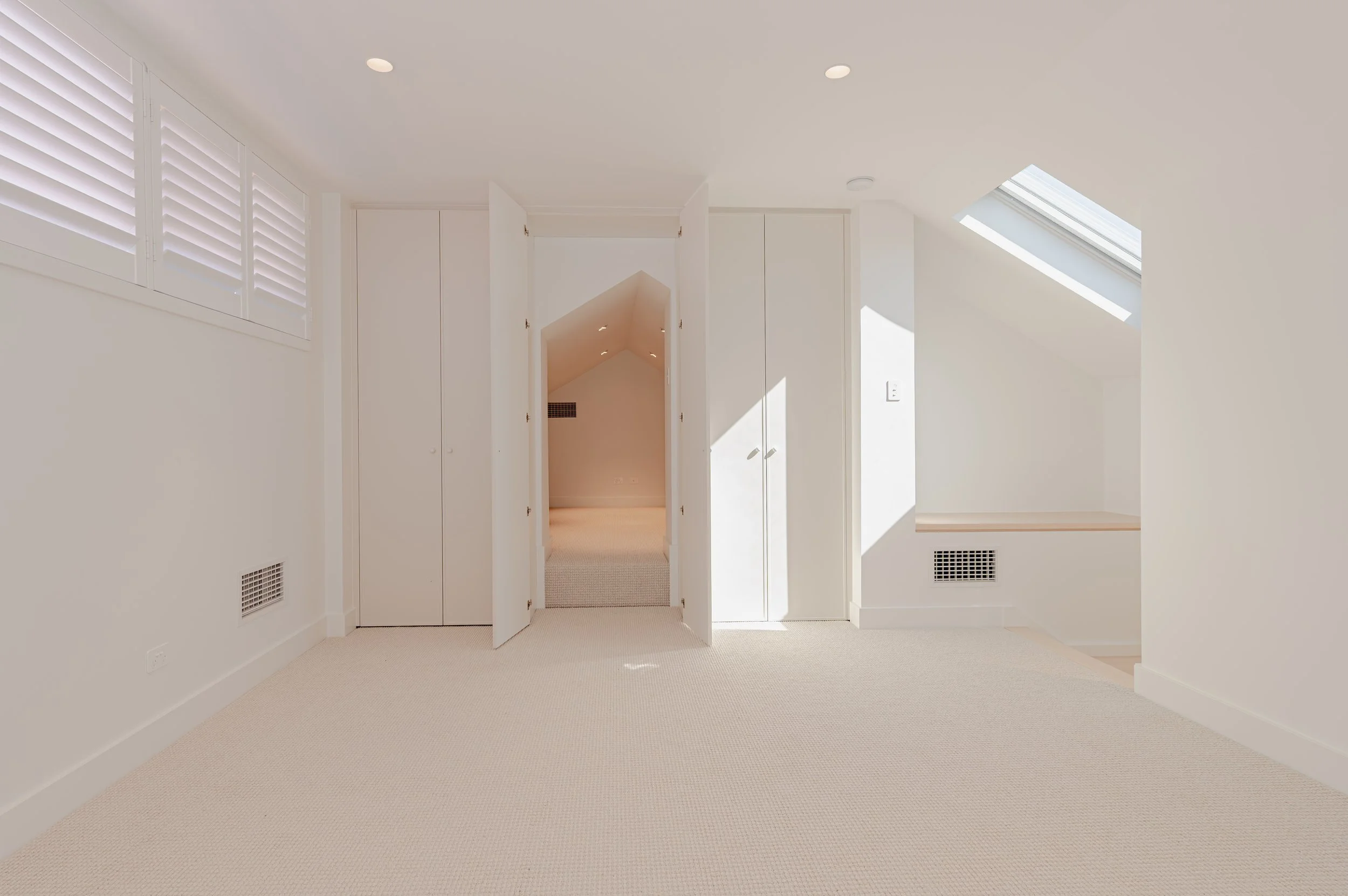 Walk-through robes to hidden ensuite