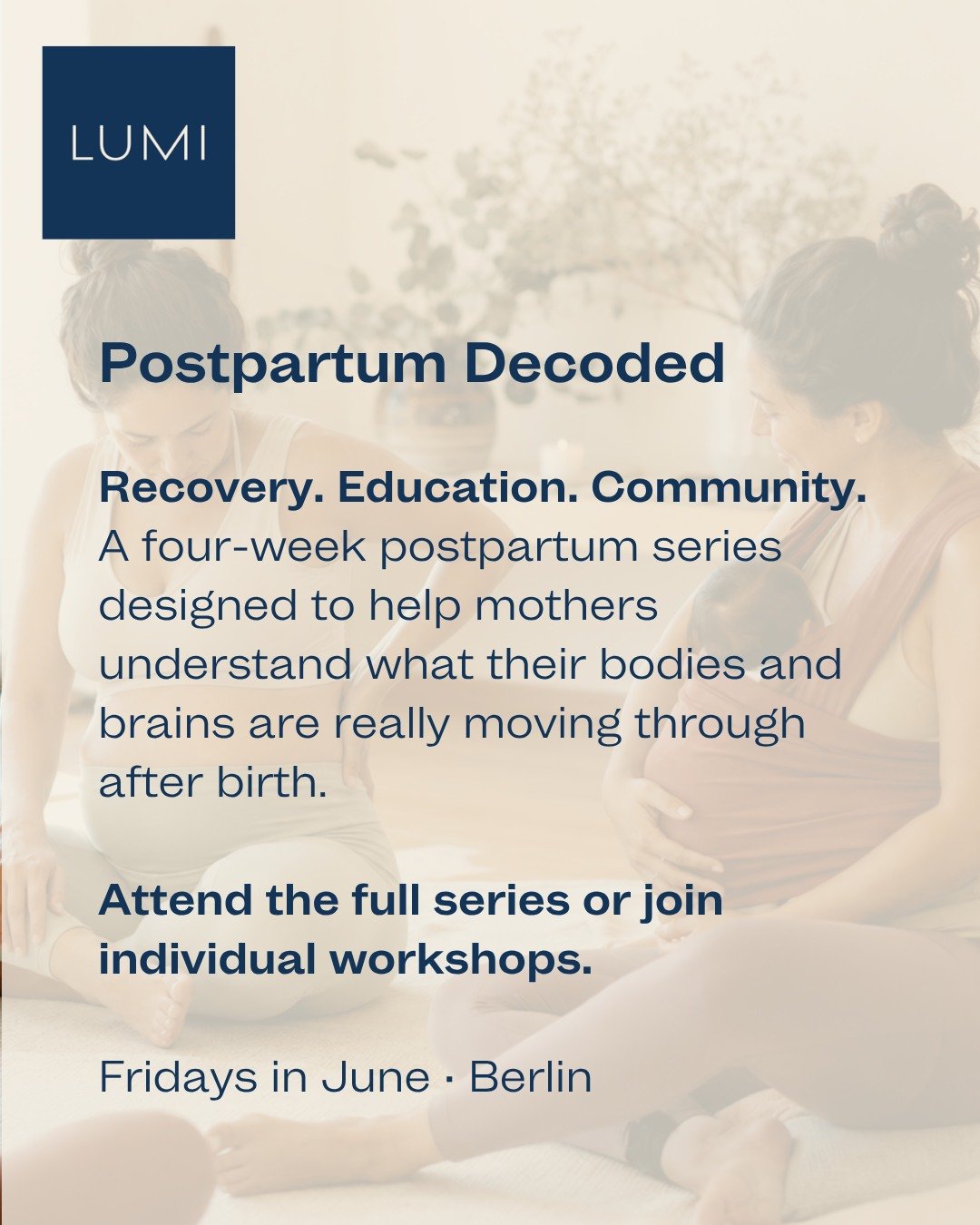 What actually happens after birth?

Hormonal shifts. Brain changes. Nervous system recalibration. Physical recovery. Identity shifts. Depletion.

Many mothers experience these changes, yet few are given the information, support, or community to under