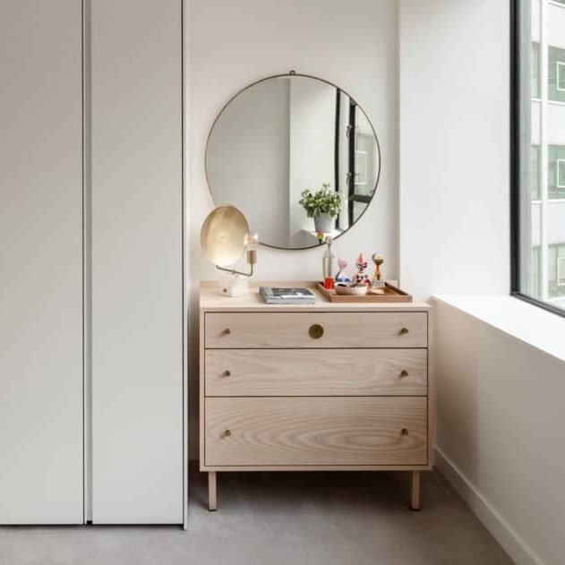 Another Country Chest of Drawers TWO in a contemporary bedroom