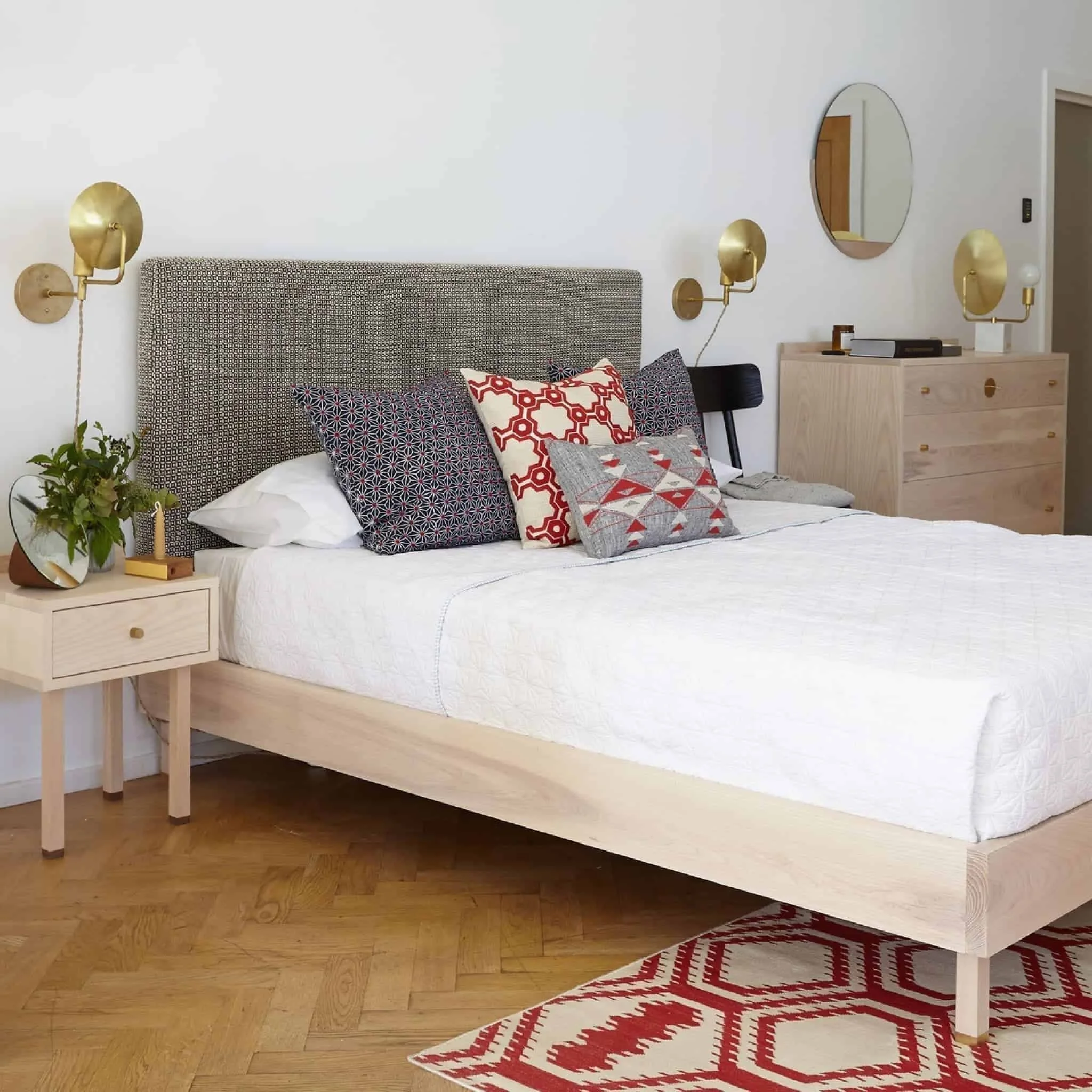 Another Country Bedside Table TWO beside Bed TWO