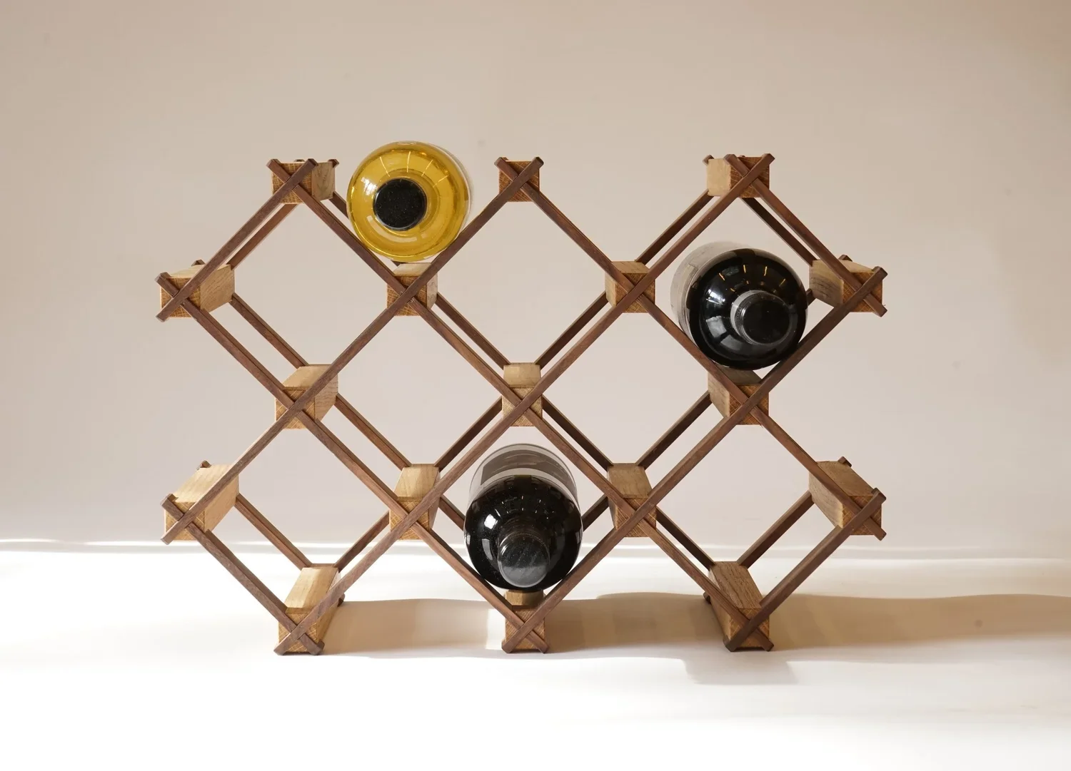 Walnut & Oak Wine Rack