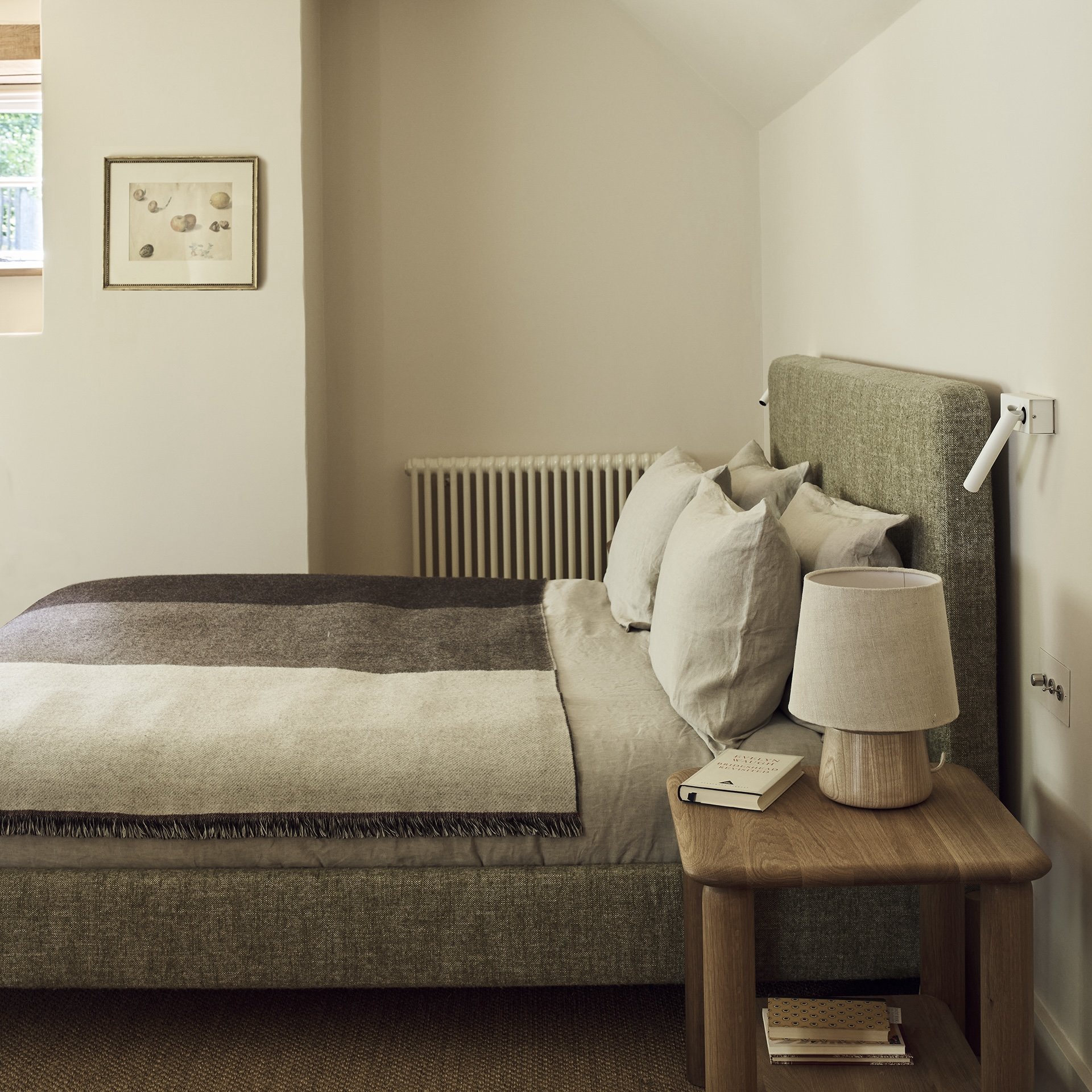 Another Country Wick Bed in a contemporary bedroom