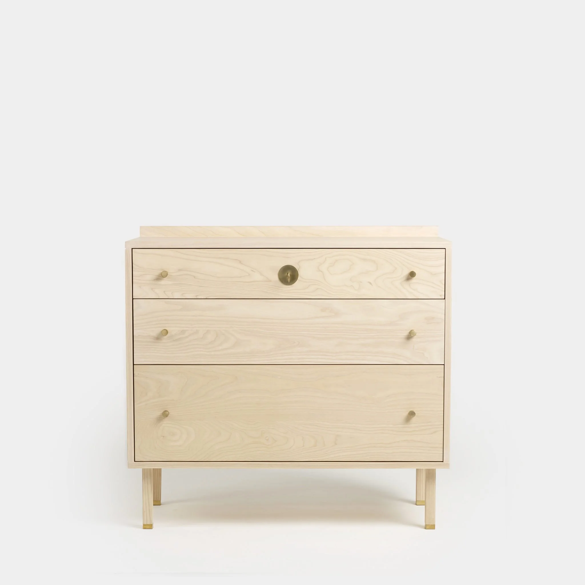 Chest of Drawers TWO in white-oiled solid ash by Another Country
