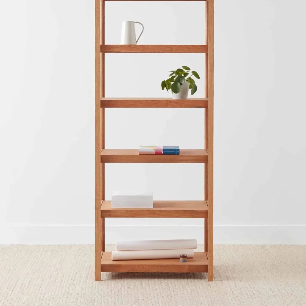 Fram Shelving Tall in natural oak by Another Country