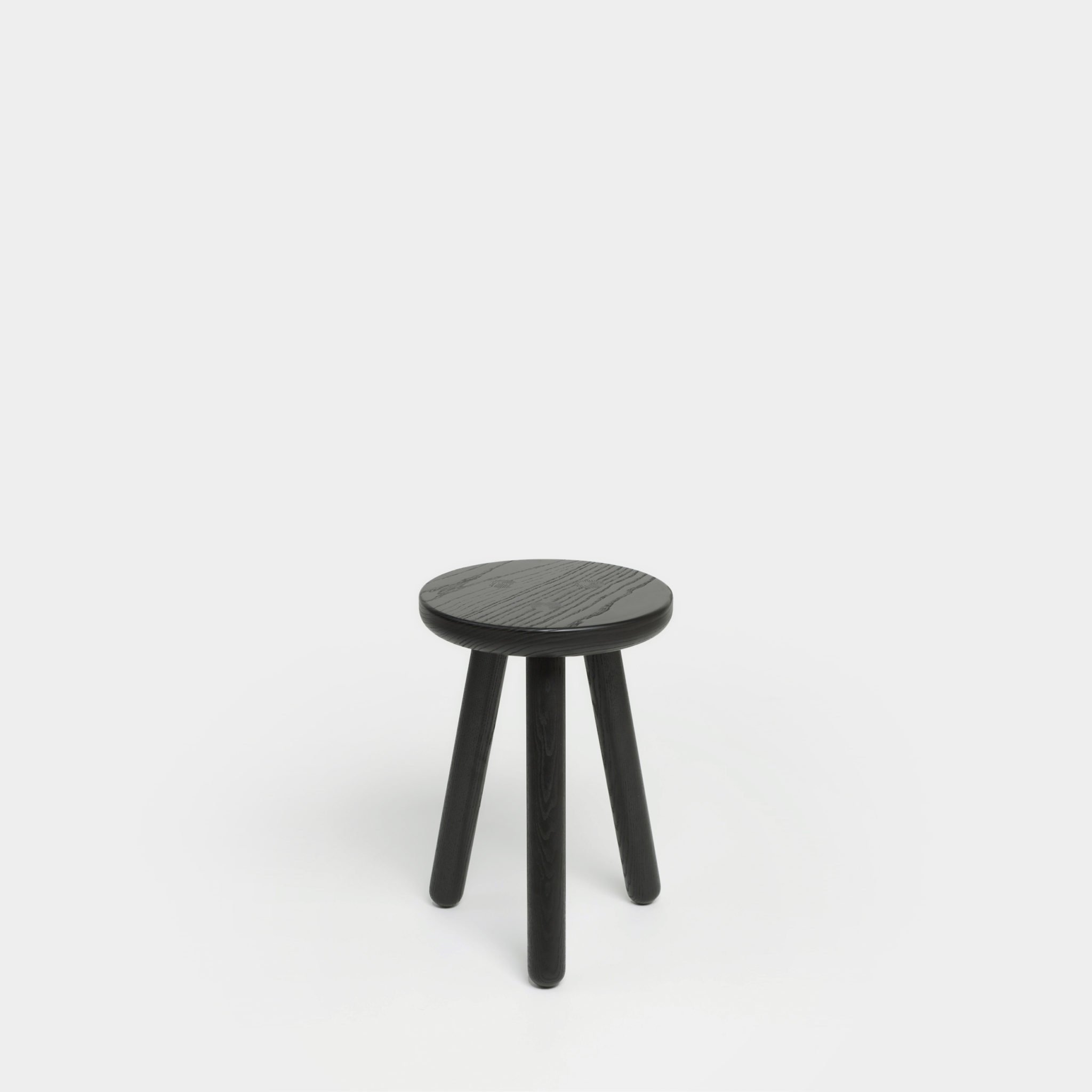 Another Country Stool ONE in black lacquered ash