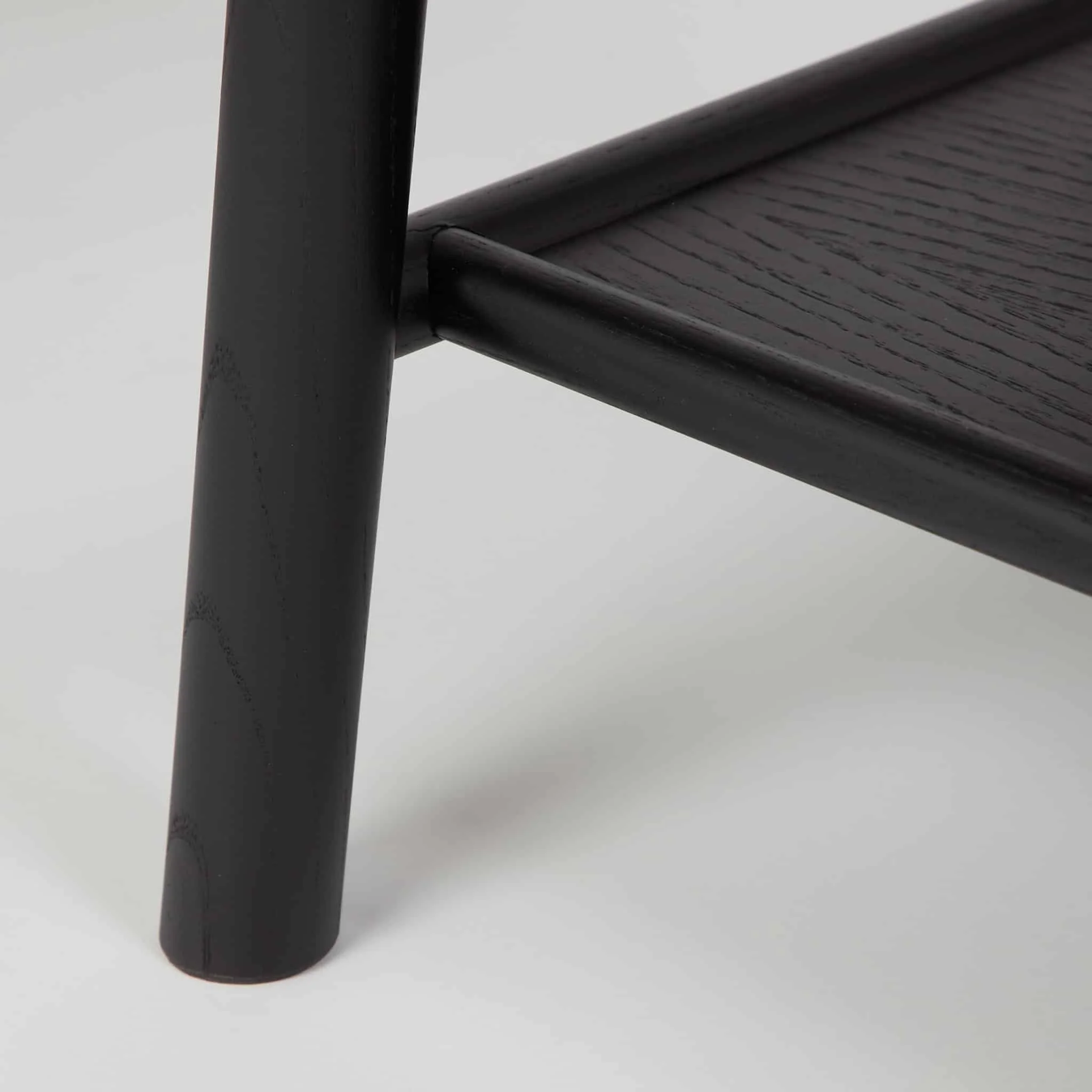 Hardy Side Table showing solid wood construction and lower shelf detail (Copy) (Copy)