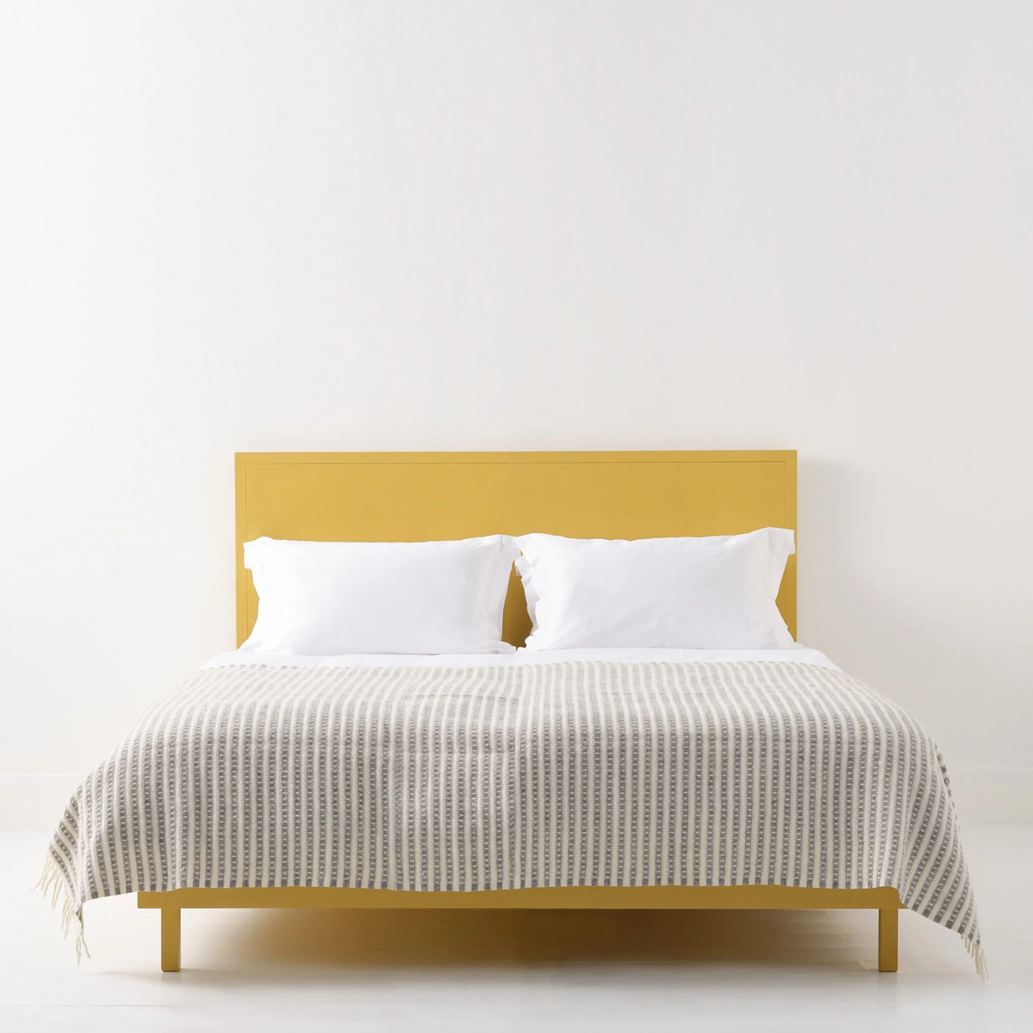 Another Country Cottage Bed in lacquered yellow