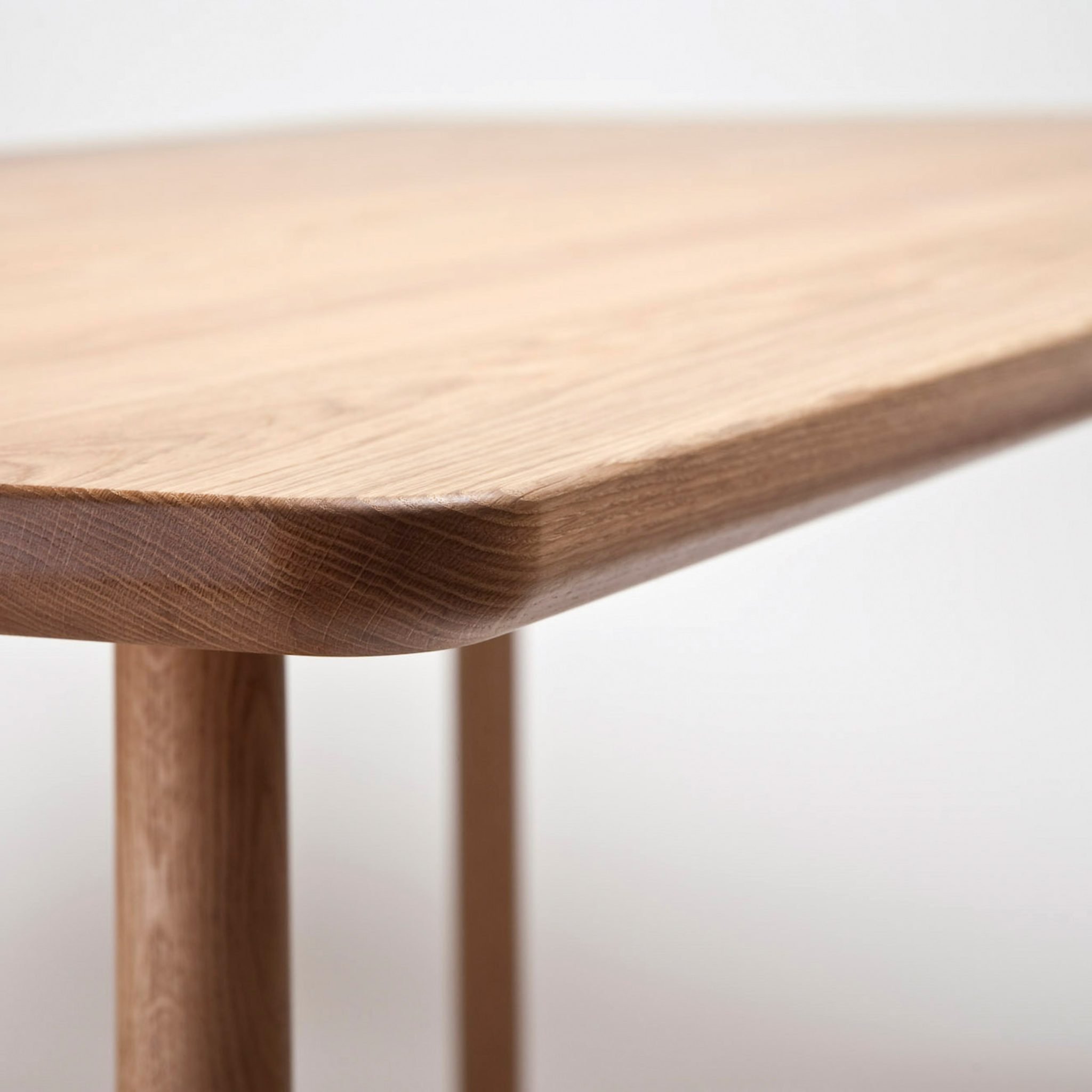 Another Country Dining Table ONE solid oak tabletop and leg detail