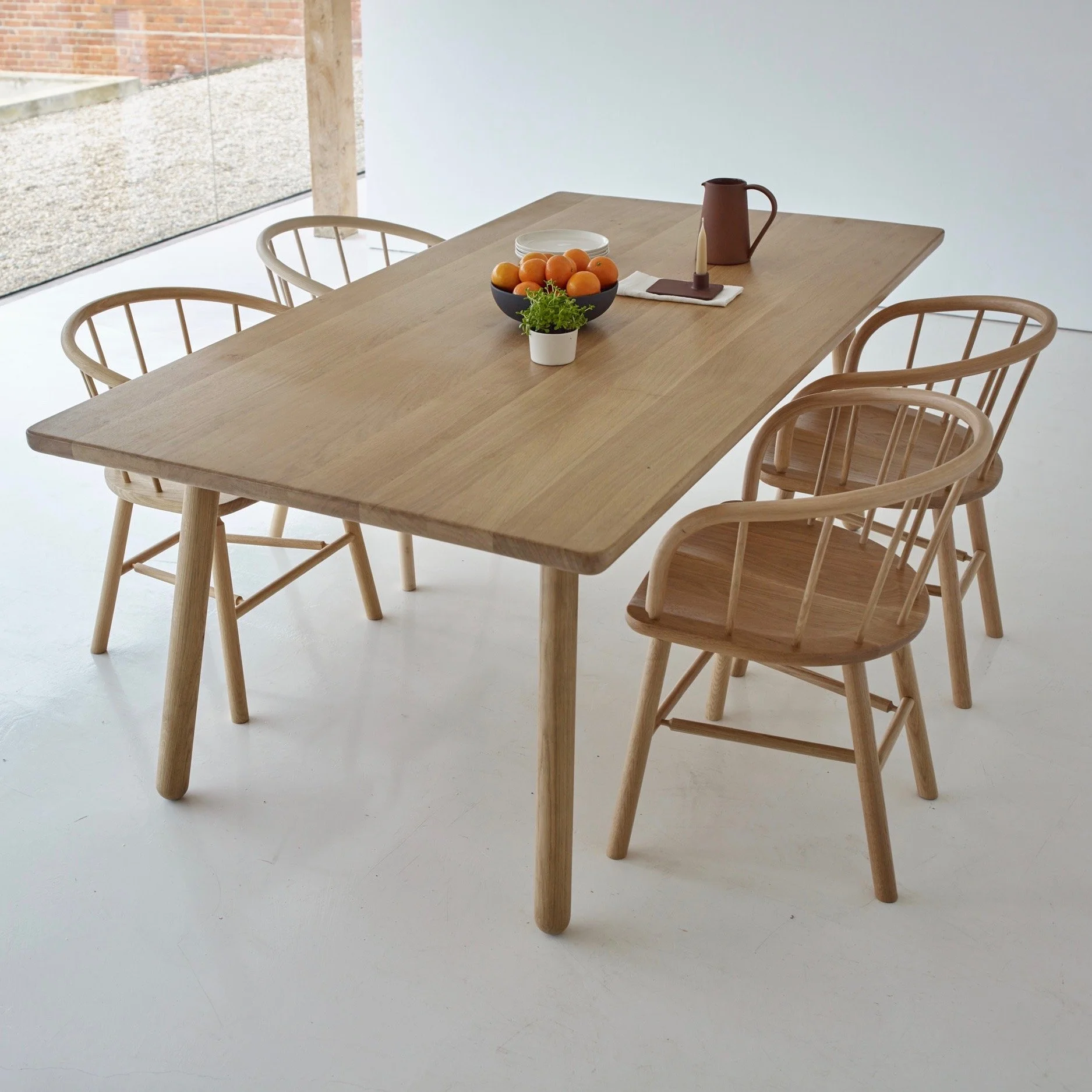 Dining Table ONE paired with Another Country dining chairs