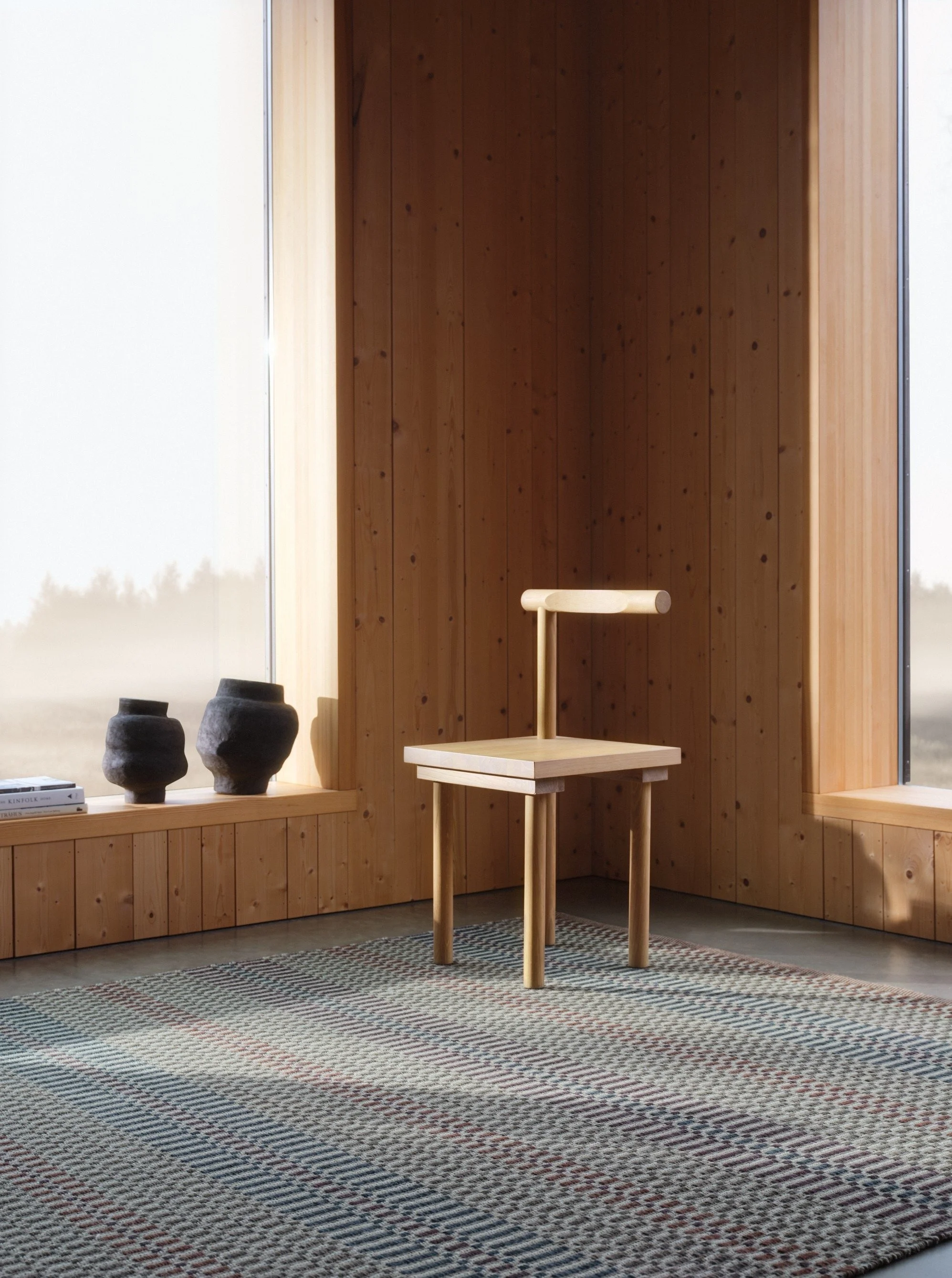 Ida rug by Kasthall – geometric woven wool rug in interior