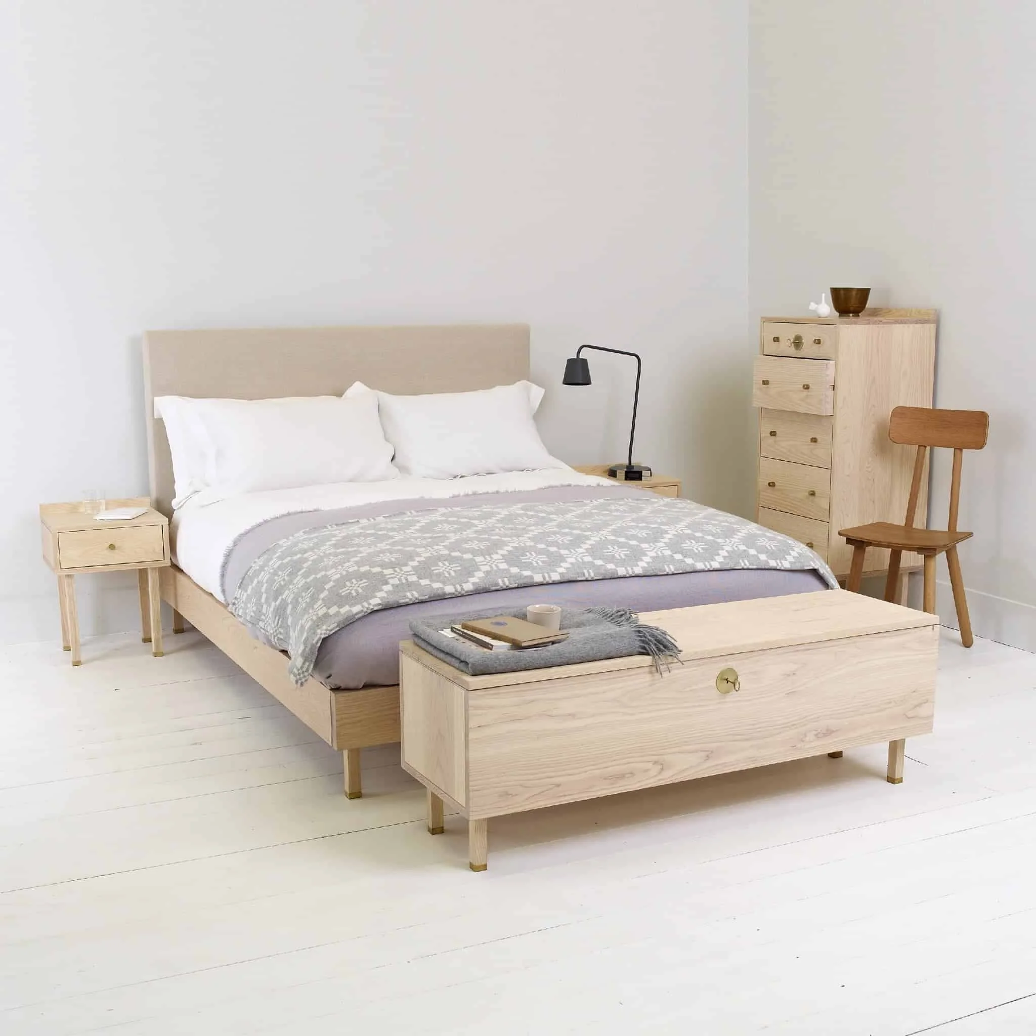 Another Country Tallboy TWO in a contemporary bedroom with Series TWO sleep series furniture
