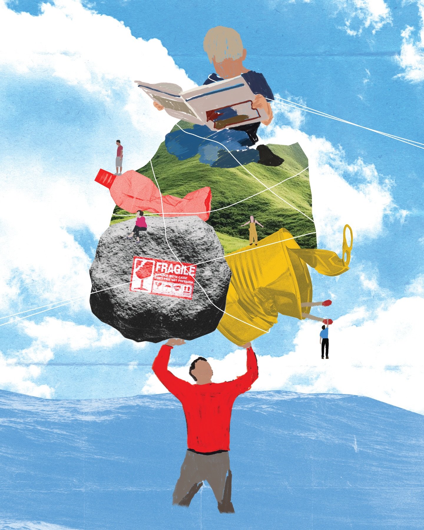 Some things are passed down without hands, and we learn to hold them anyway.

#poster #print #graphicdesign #art #collage