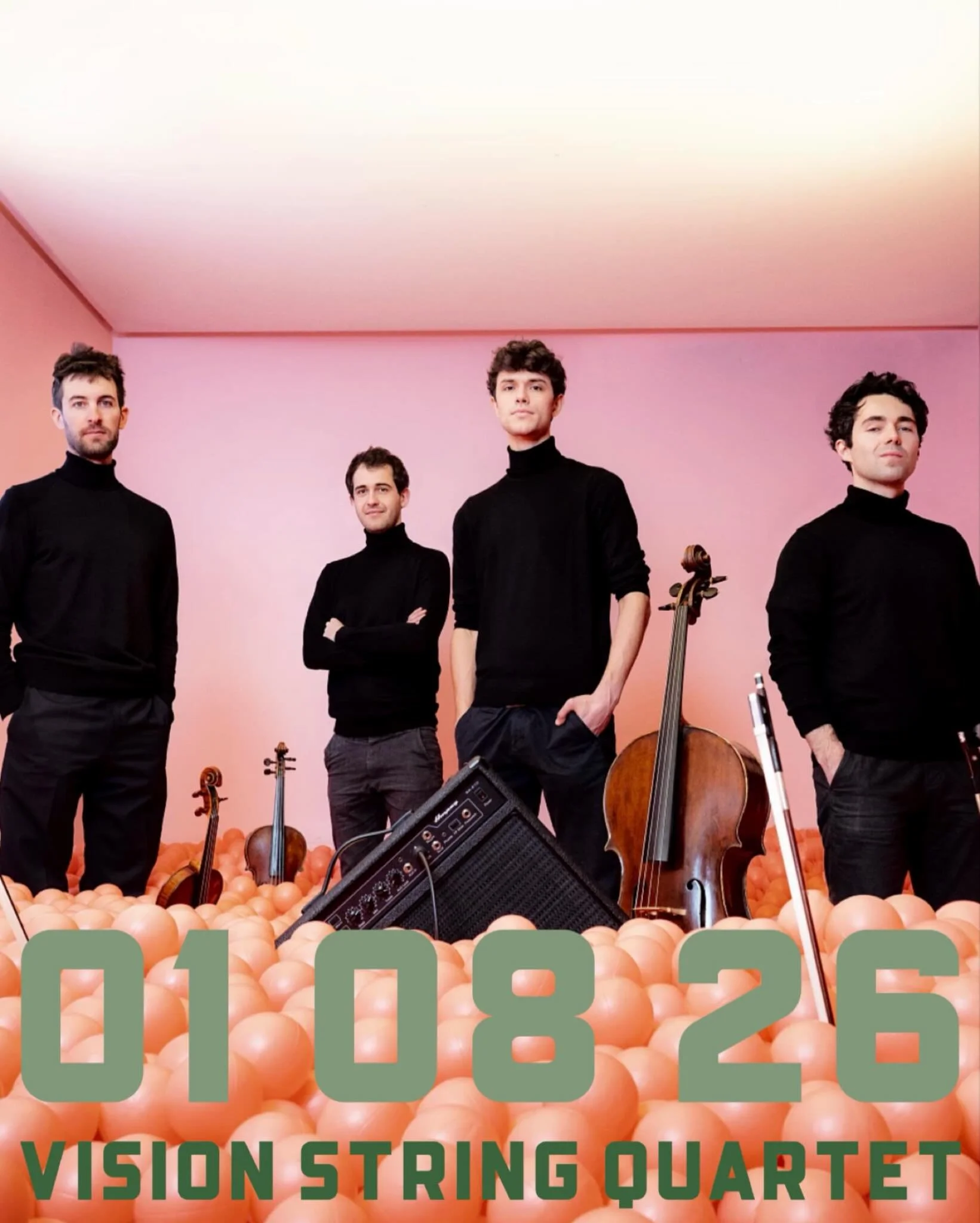 01.08.26 | 20:00
VISION STRING QUARTET
.
Mit ihrer F&auml;higkeit, sich zwischen dem klassischen Streichquartett-Repertoire und eigenen Kompositionen aus Genres wie Folk, Pop, Rock, Funk und Minimal Music zu bewegen, geben die vier vision&auml;ren K&