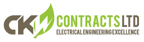 Logo of CKW Contracts Ltd, an electrical and building services company.