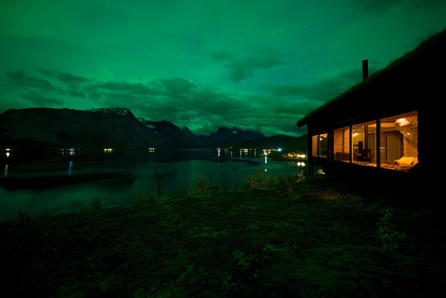 Haus Fjordsund: Blockhaus desselben Entwurfs am Ullsfjord
