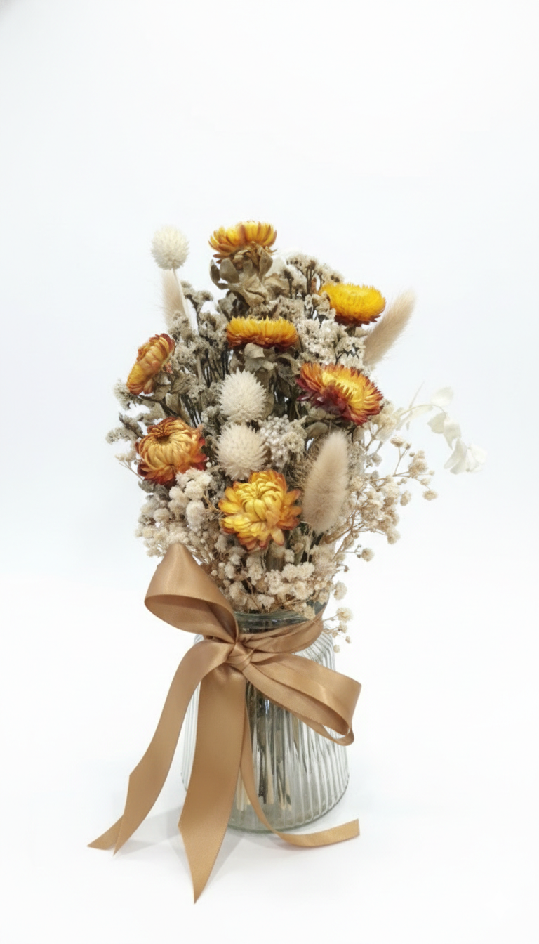 Amber Glow Dried Bouquet