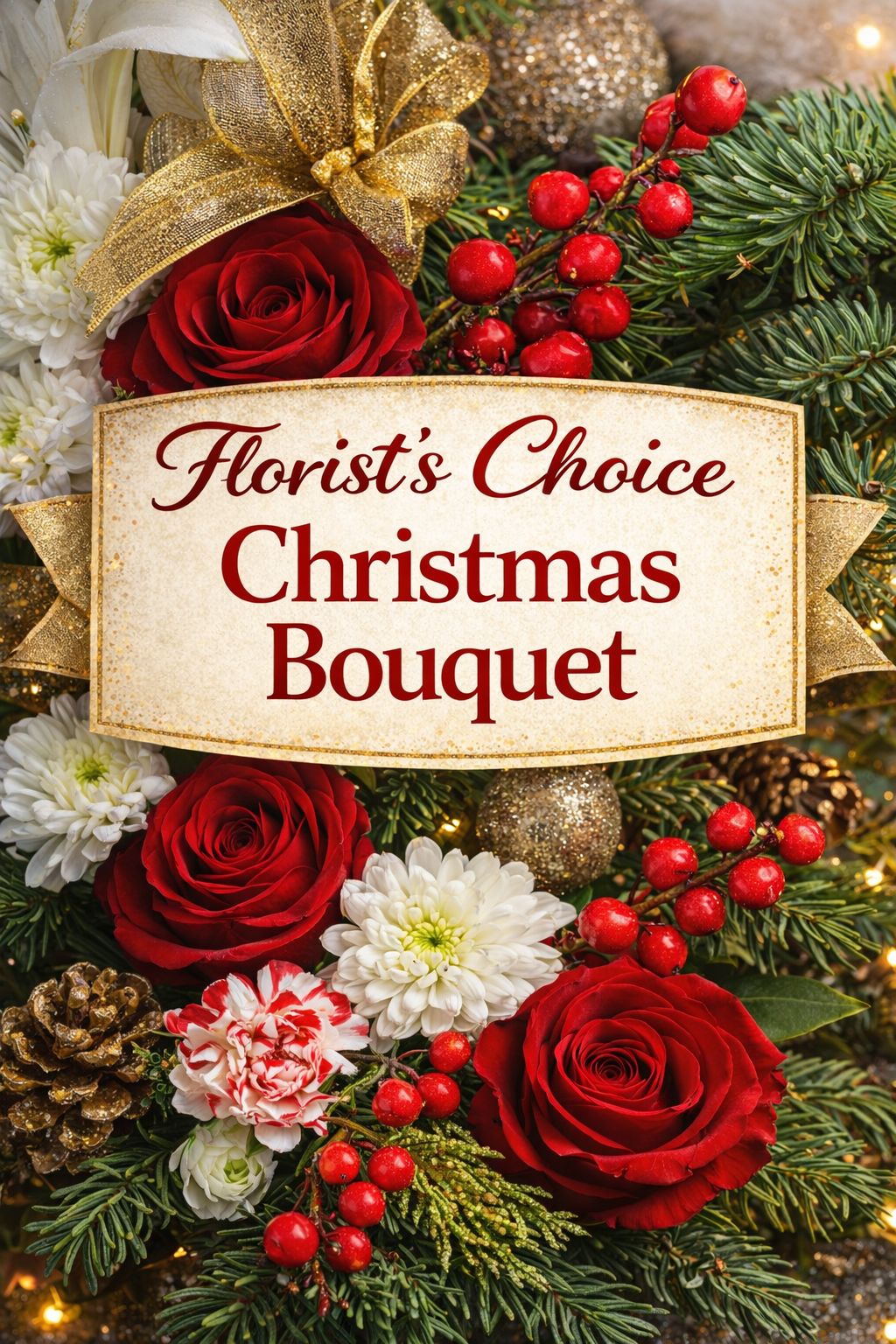 Festive Florist's Choice Christmas Bouquet