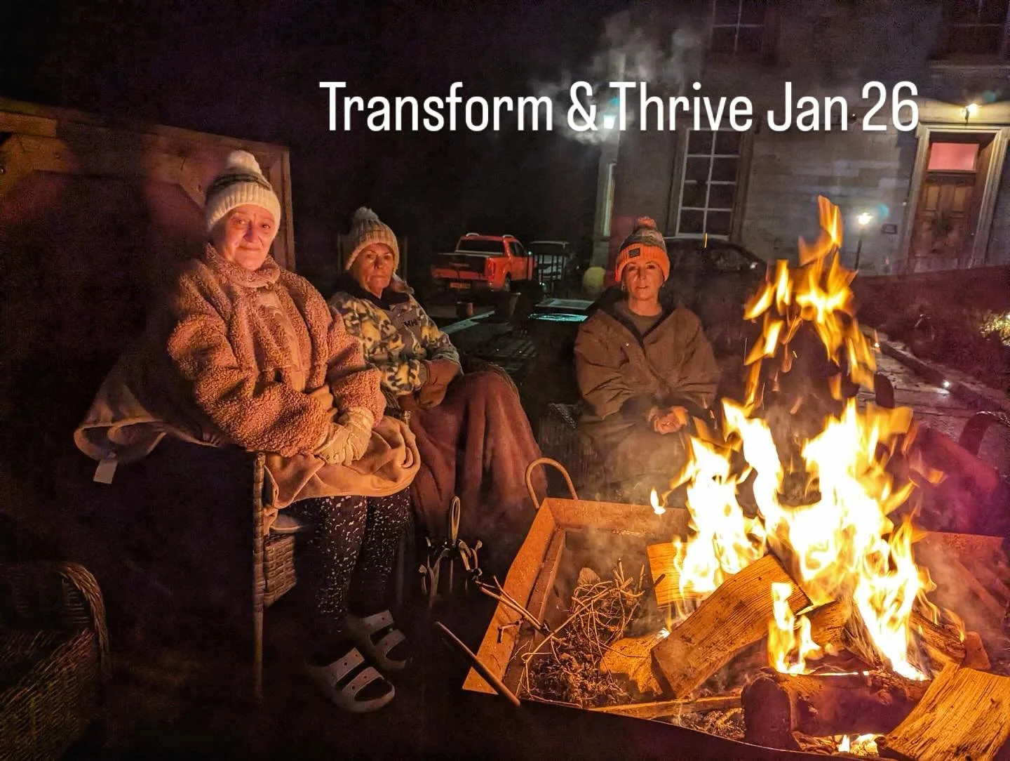 Just finished a wonderful weekend focussed around recharging our batteries. The weather even cooperated and allowed a fire ceremony on Sat night! And &hellip;. The ice bath was christened by my incredible clients. The benefits of contrast therapy are