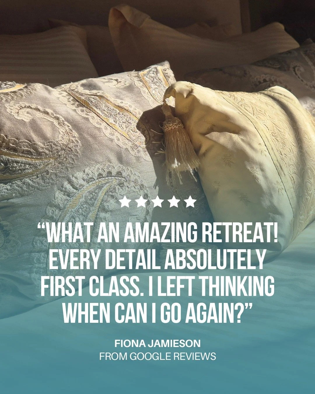 "Samantha is a truly exceptional, knowledgable and inspirational yoga teacher, her classes are great fun and included pranayama and meditation. The retreat is in a stunning, opulent, country mansion with a cosy interior and also has lovely featu