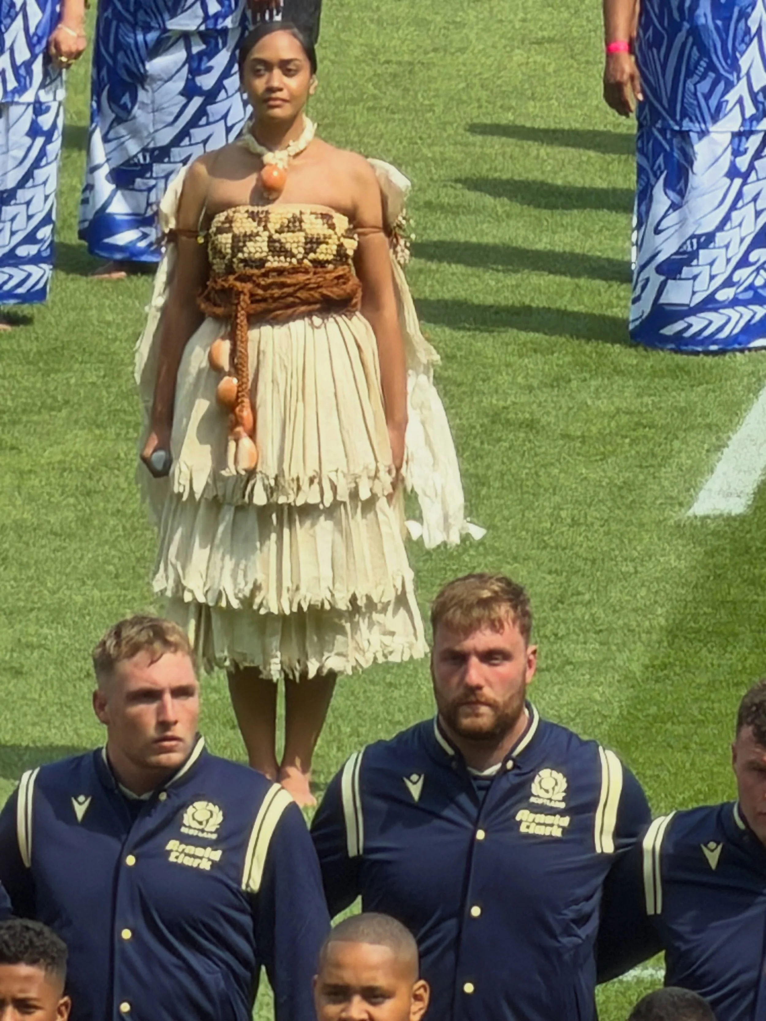 Scotland v Fiji- amazing atmosphere- the welcome for Fiji and the support for Scotland. So proud to be here watching the talented @liam.mcconnell_  #partyvibes #scotlandrugby