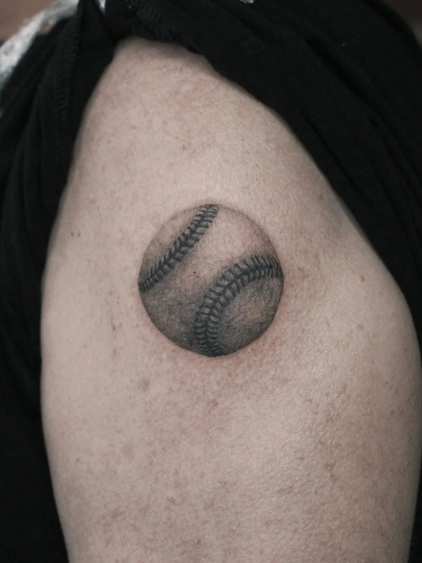 Playing ball with @delourdes.tattoo 
Hit Em up for booking info or stop by the studio!