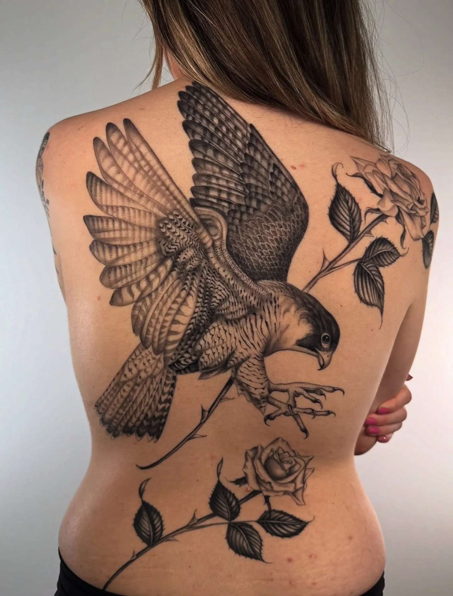 Gorgeous full back piece made by @lepapillon.tattoo check out his page for the booking form!