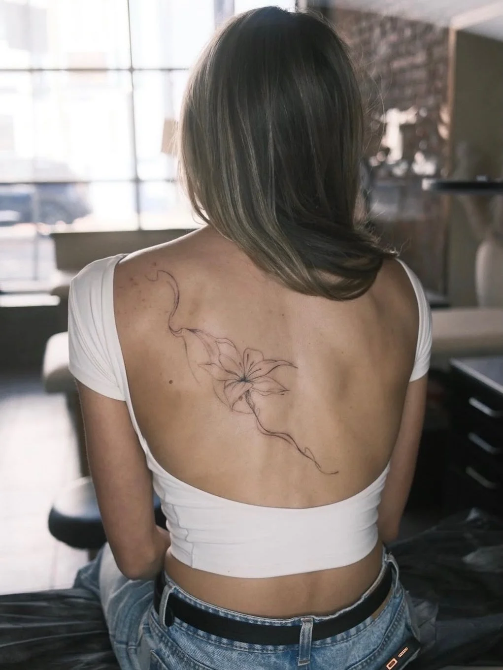 Gorgeous back piece by @priscillastattoos in our Venice studio!