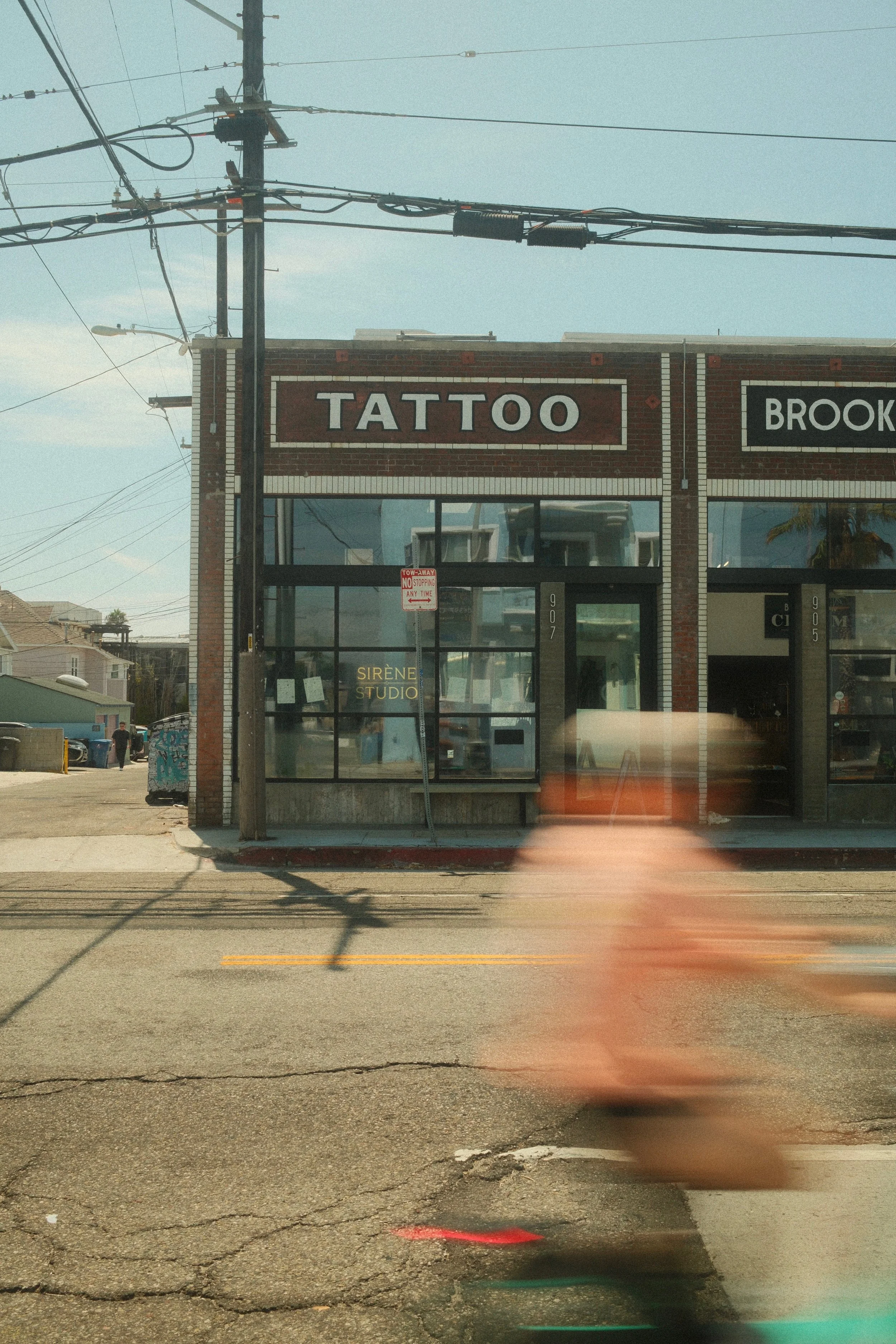 Sirène Studio tattoo shop storefront in Venice Beach, Los Angeles.