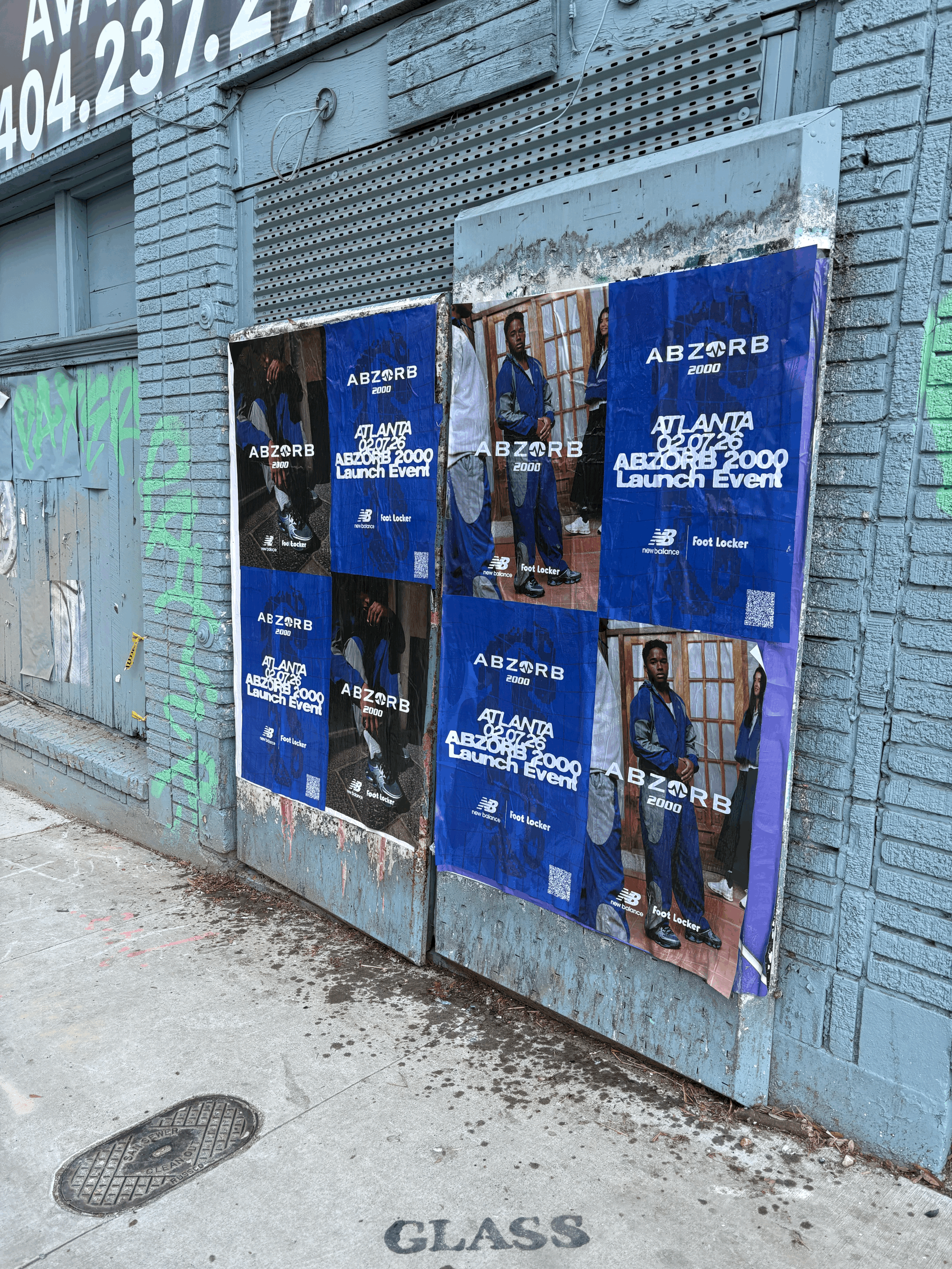 Wheatpaste Poster Campaign in Atlanta, Georgia | East Coast Wheatpaste