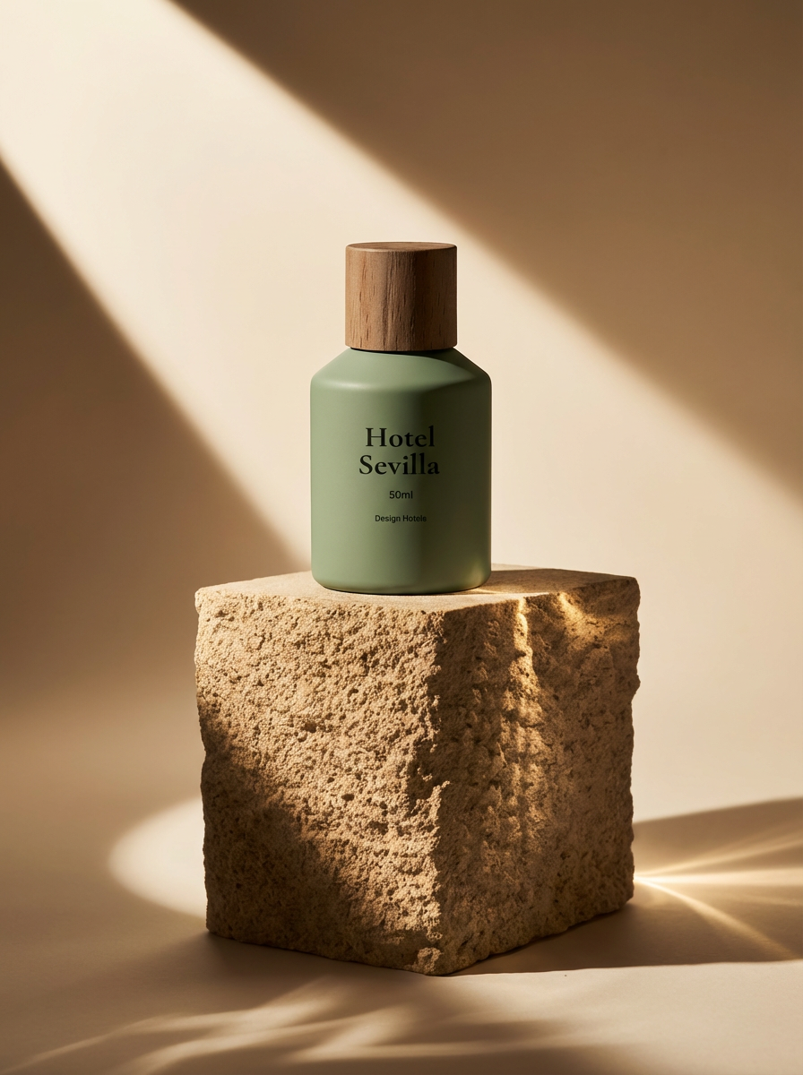 Firefly_Gemini Flash_Create an art direction shot of the perfume in the first image attached, referring to 910535.png