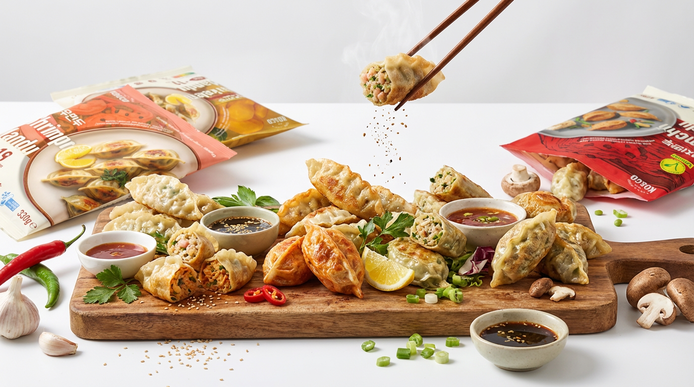 Firefly_Gemini Flash_-Create an attractive and dynamic food commercial photograph of a Mandu collection us 53962.png