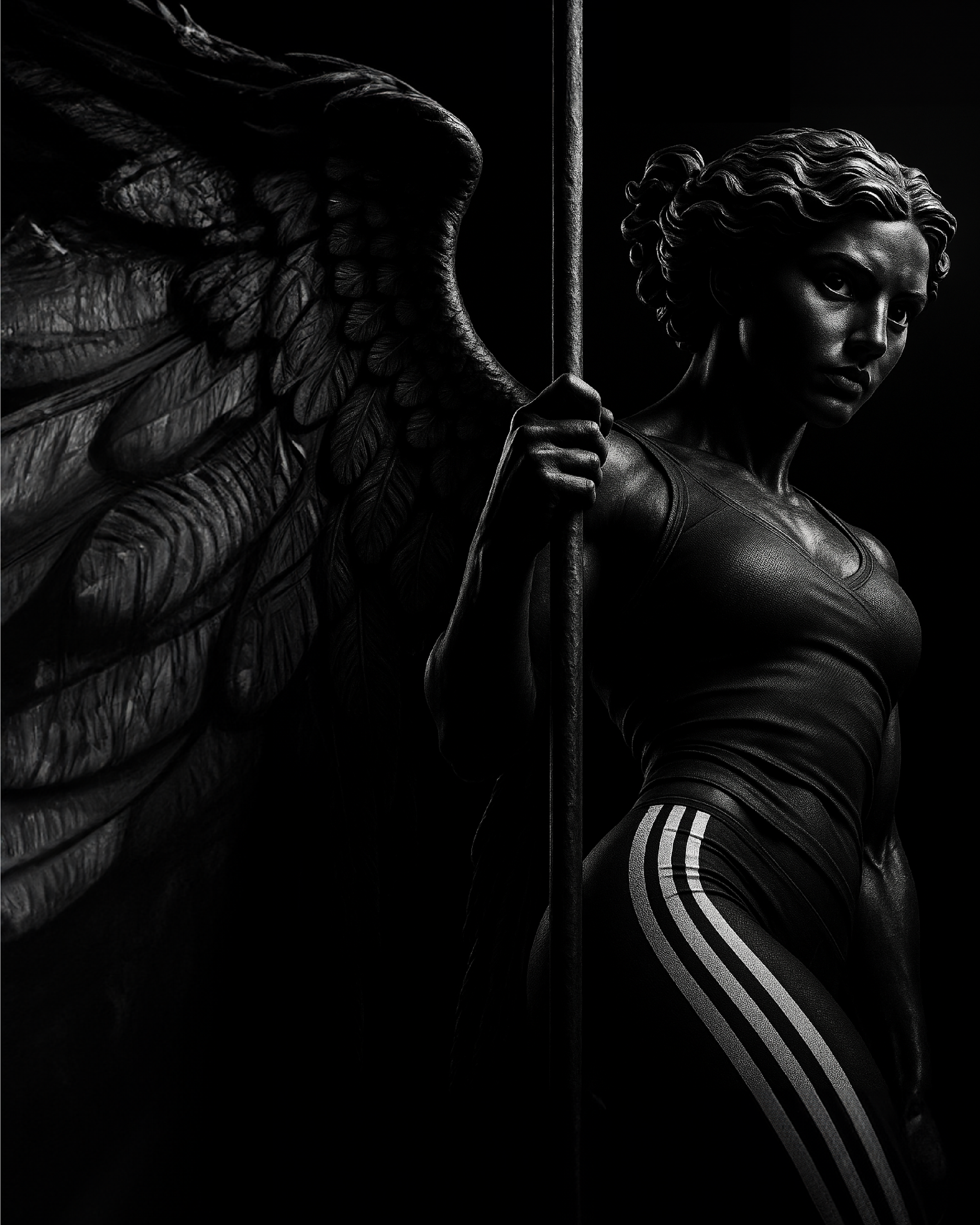 An image of Nike, the Goddess of Victory, created using ChatGPT.