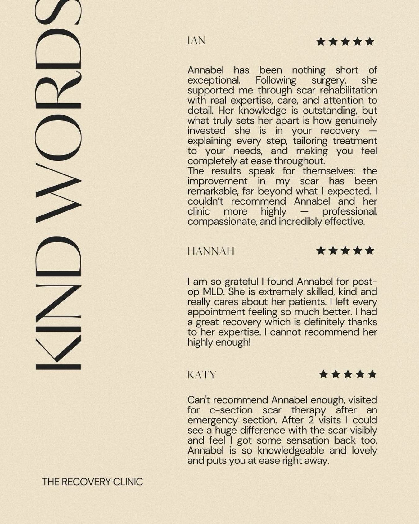 Real experiences. Real results. So proud to share feedback from patients who&rsquo;ve trusted us with their care.

#PostOpCare
#ScarTherapy
#CSectionRecovery
#LymphaticDrainage
#Lipoedema