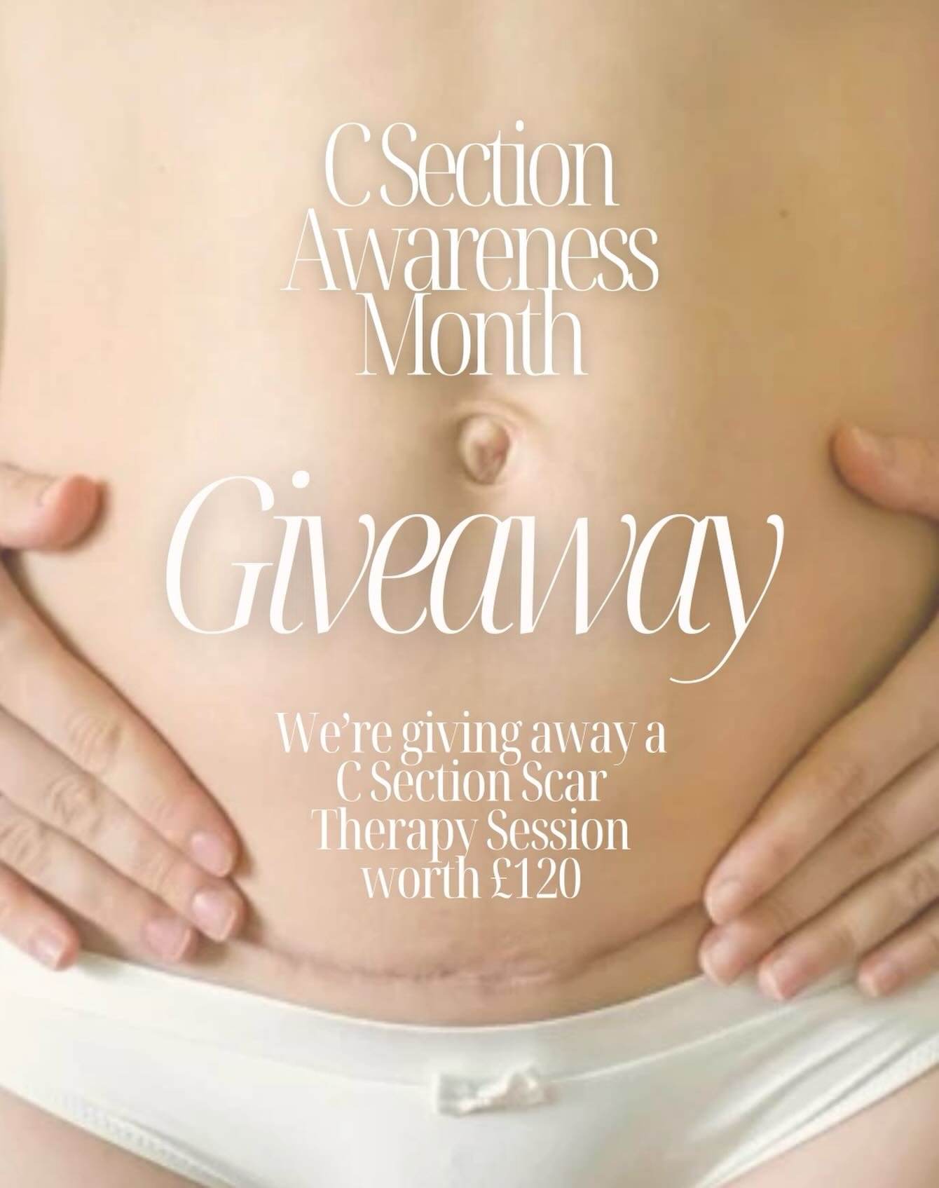 ✨ C-Section Awareness Month Giveaway ✨

April is nearly here, and April is also C-Section Awareness Month. To help support recovery after birth, we&rsquo;re giving away a C-section scar therapy session with red light therapy, worth &pound;120.

This 