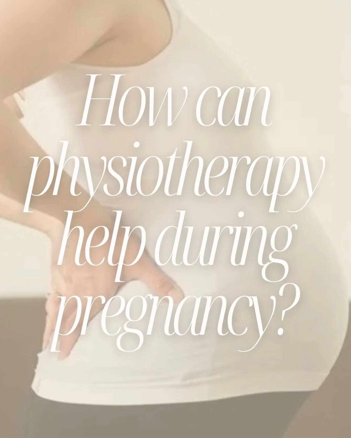How can physiotherapy help during pregnancy?

Pregnancy brings lots of changes to your body, and physiotherapy can help you stay comfortable, strong, and prepared for birth.

Here are a few ways it can help:

✨ Reduce aches &amp; pains &ndash; suppor