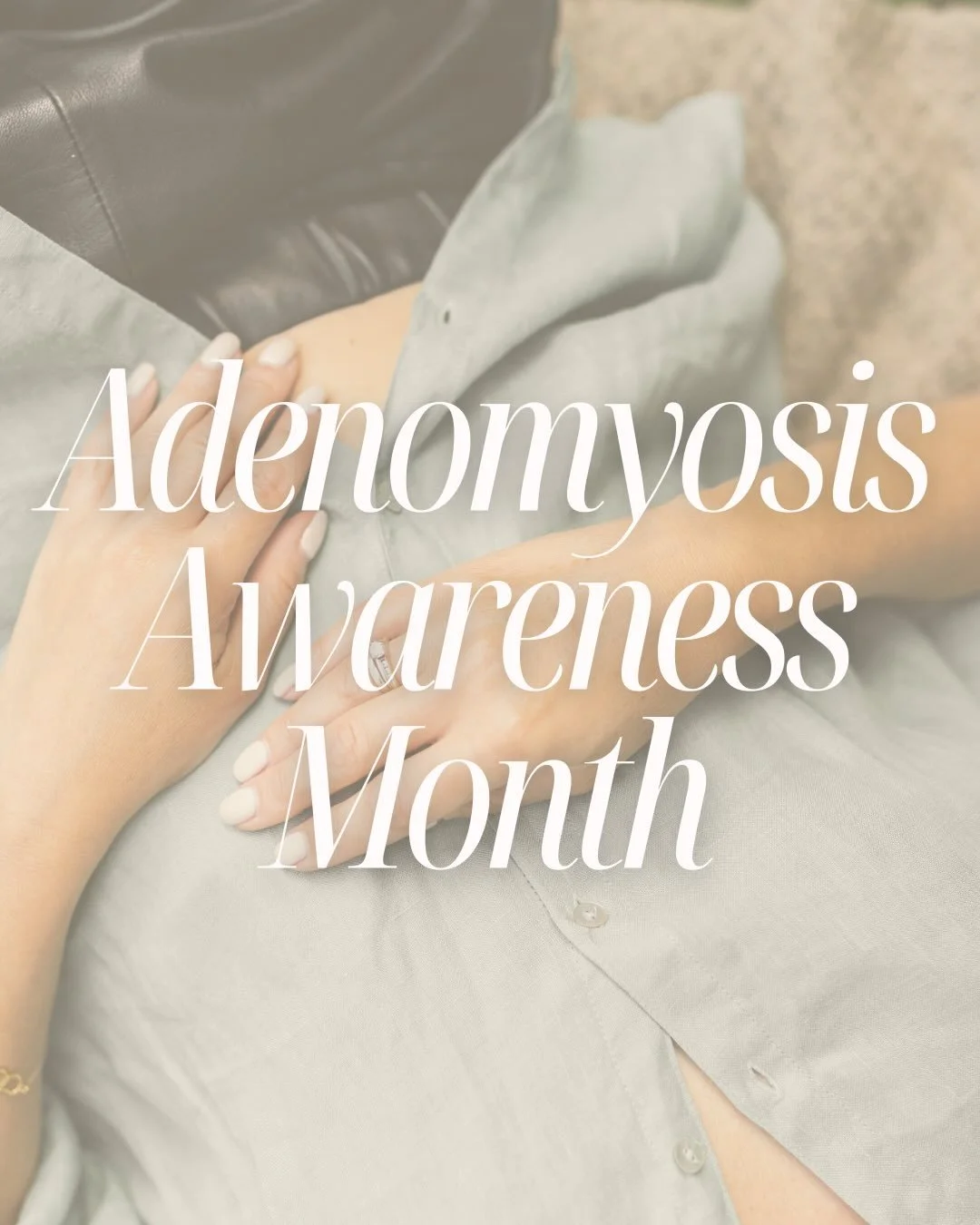 Adenomyosis is real, common, and too often overlooked.

If you&rsquo;ve ever been told your pain is &ldquo;normal&rdquo;, please know it&rsquo;s not something you just have to live with 💛

Pelvic health physiotherapy won&rsquo;t &ldquo;fix&rdquo; ad