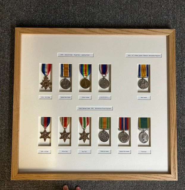 medal framing