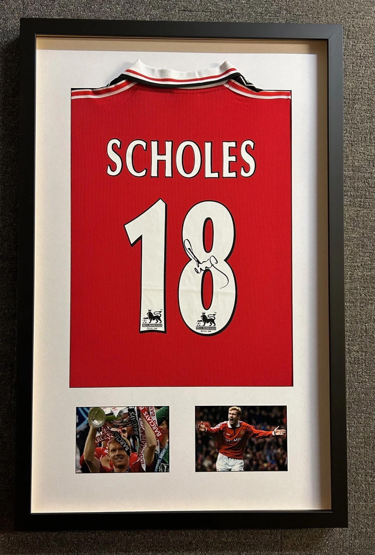 football shirt framing