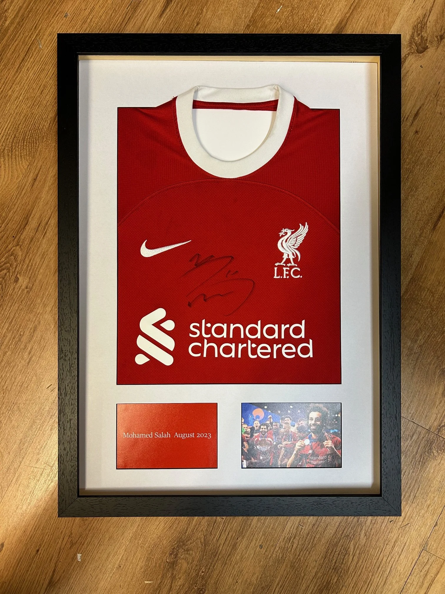football shirt framing
