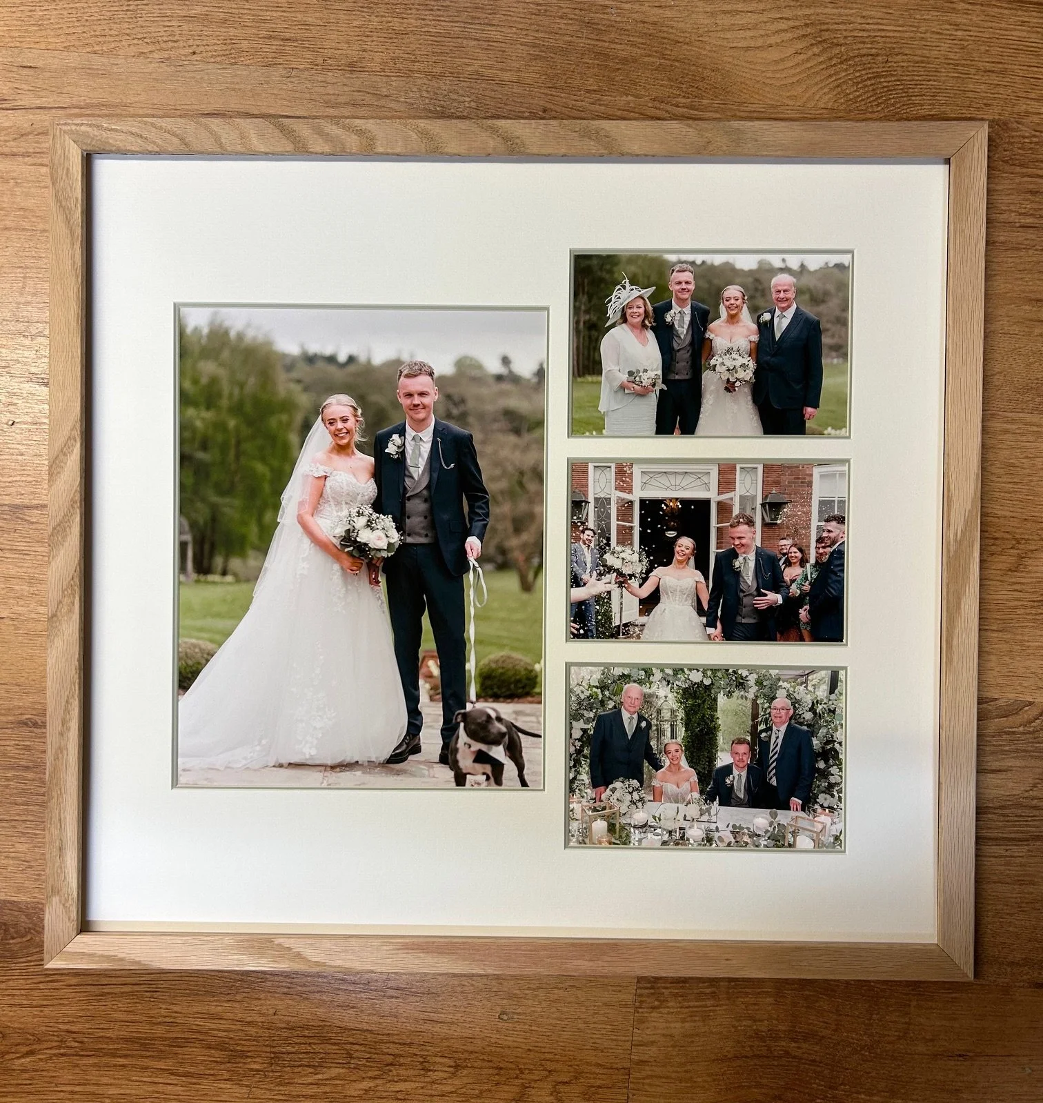 solid oak picture frames