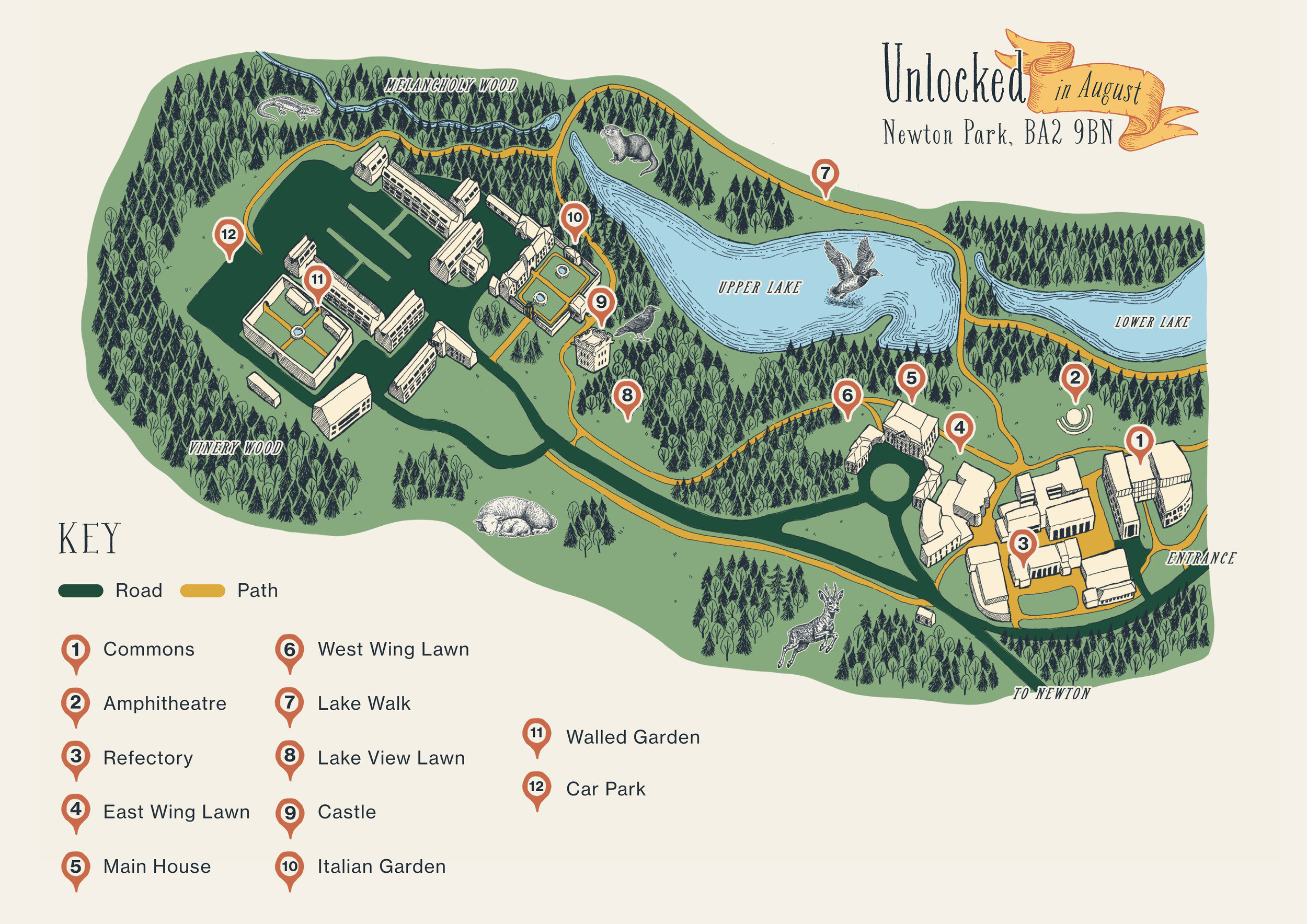 Bath Spa Live Newton Park Unlocked - Brand Design