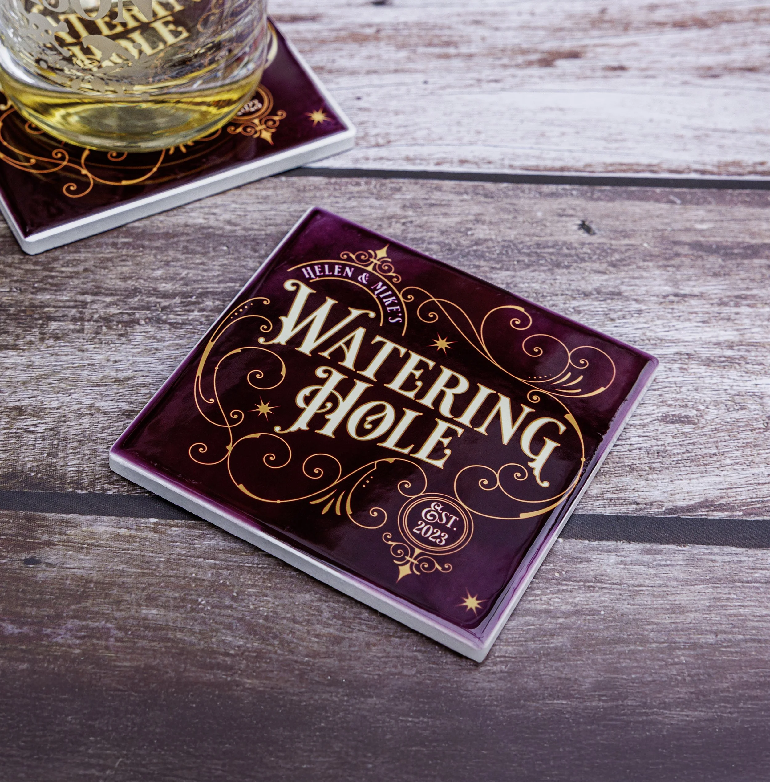 Watering Hole Coaster Set